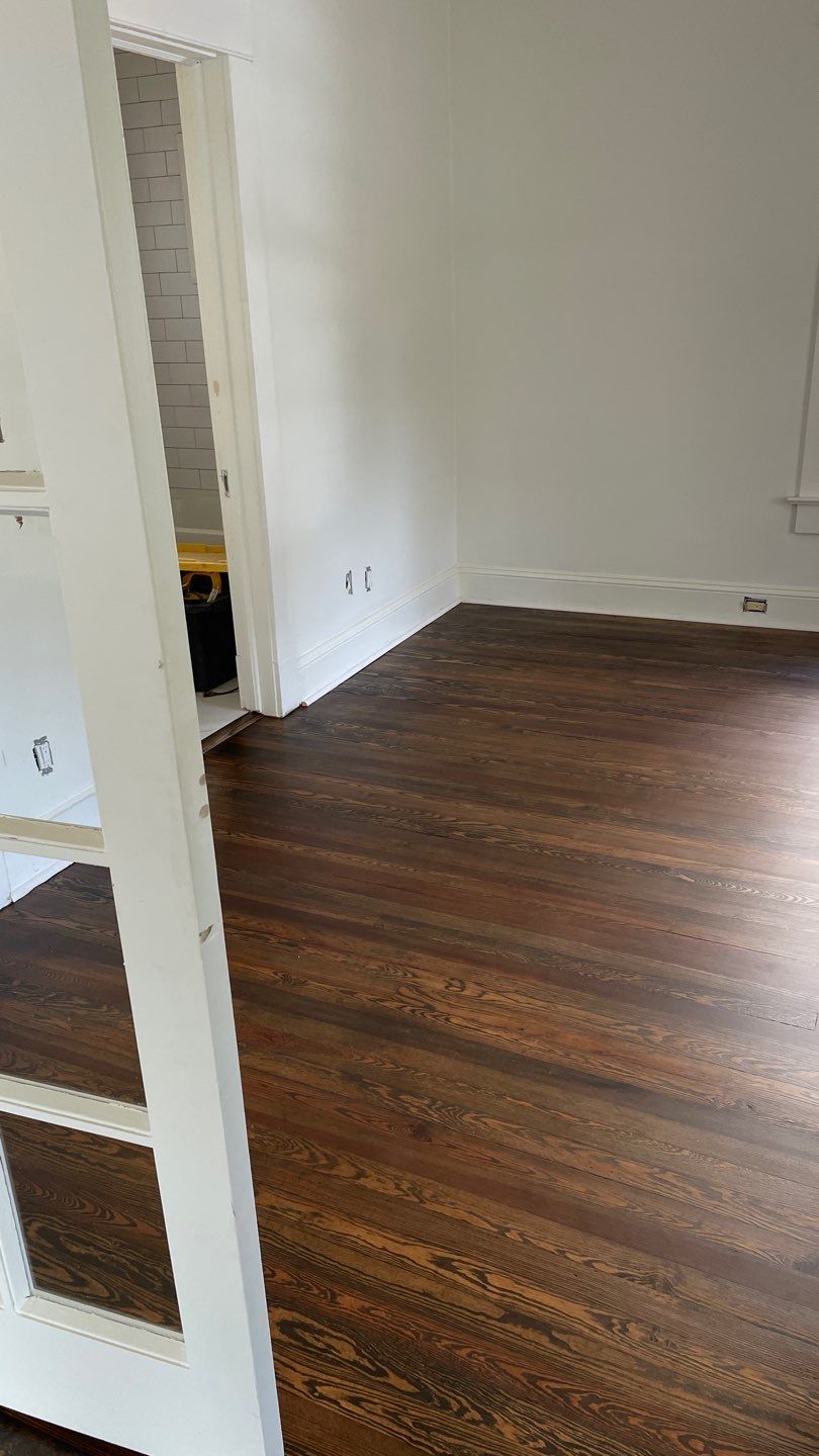 97 Year Old Heart Pine by Footprints Floors of East Atlanta