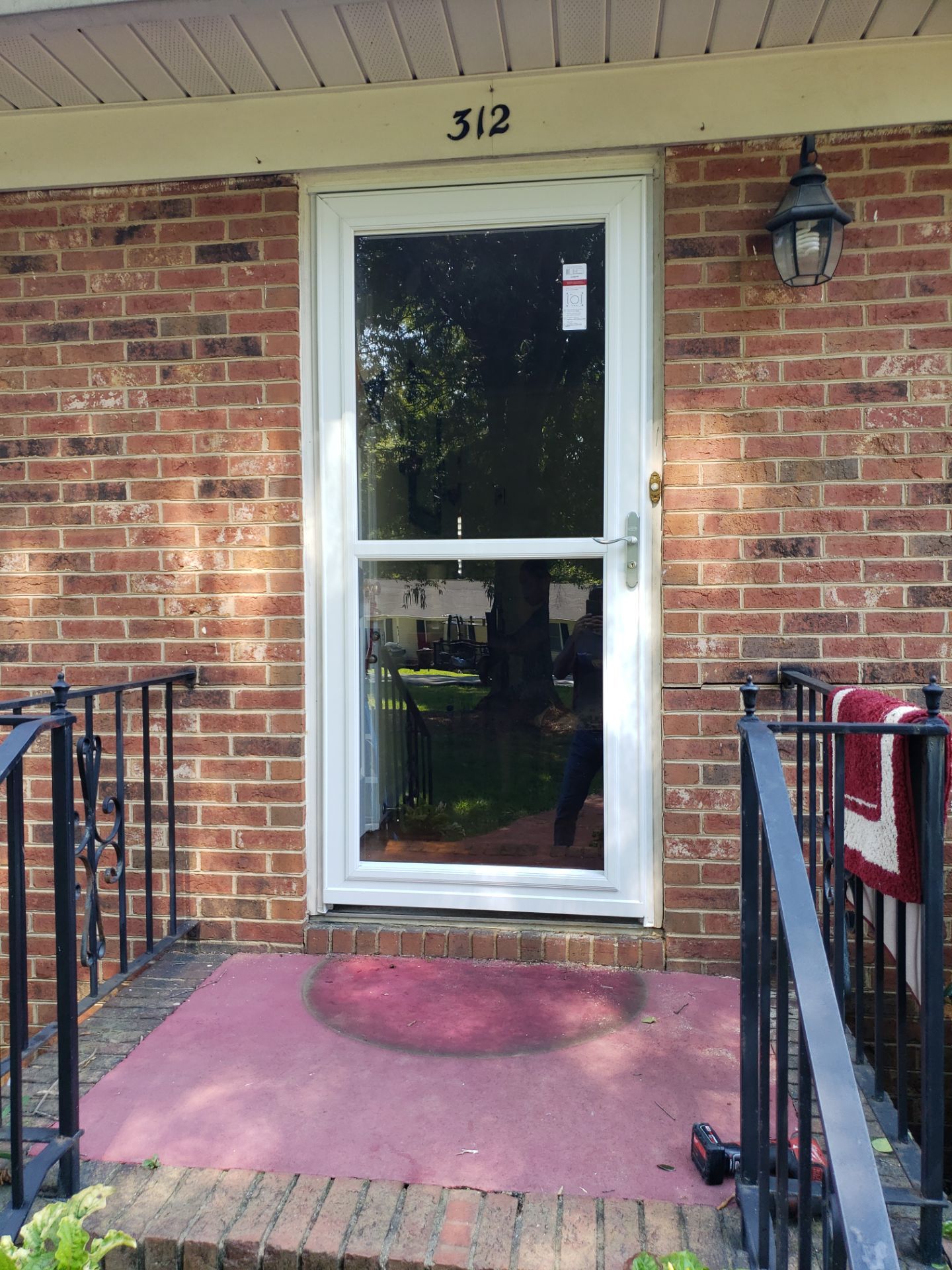 From Stained to Stunning: Custom Front Door Finish! by A Step Above Handy LLC