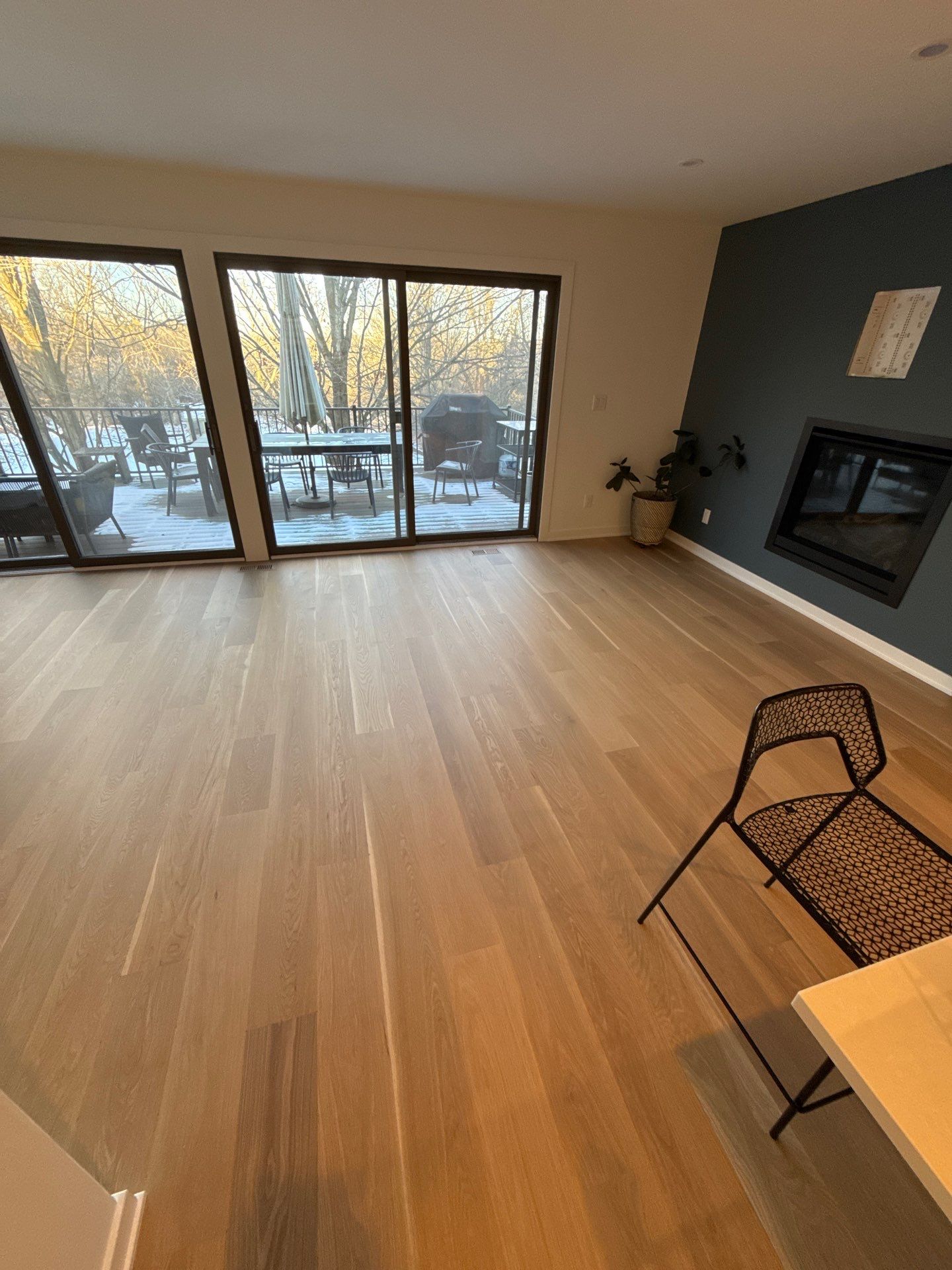 7 inch white Oak invisible finish by Ann Arbor Hardwoods