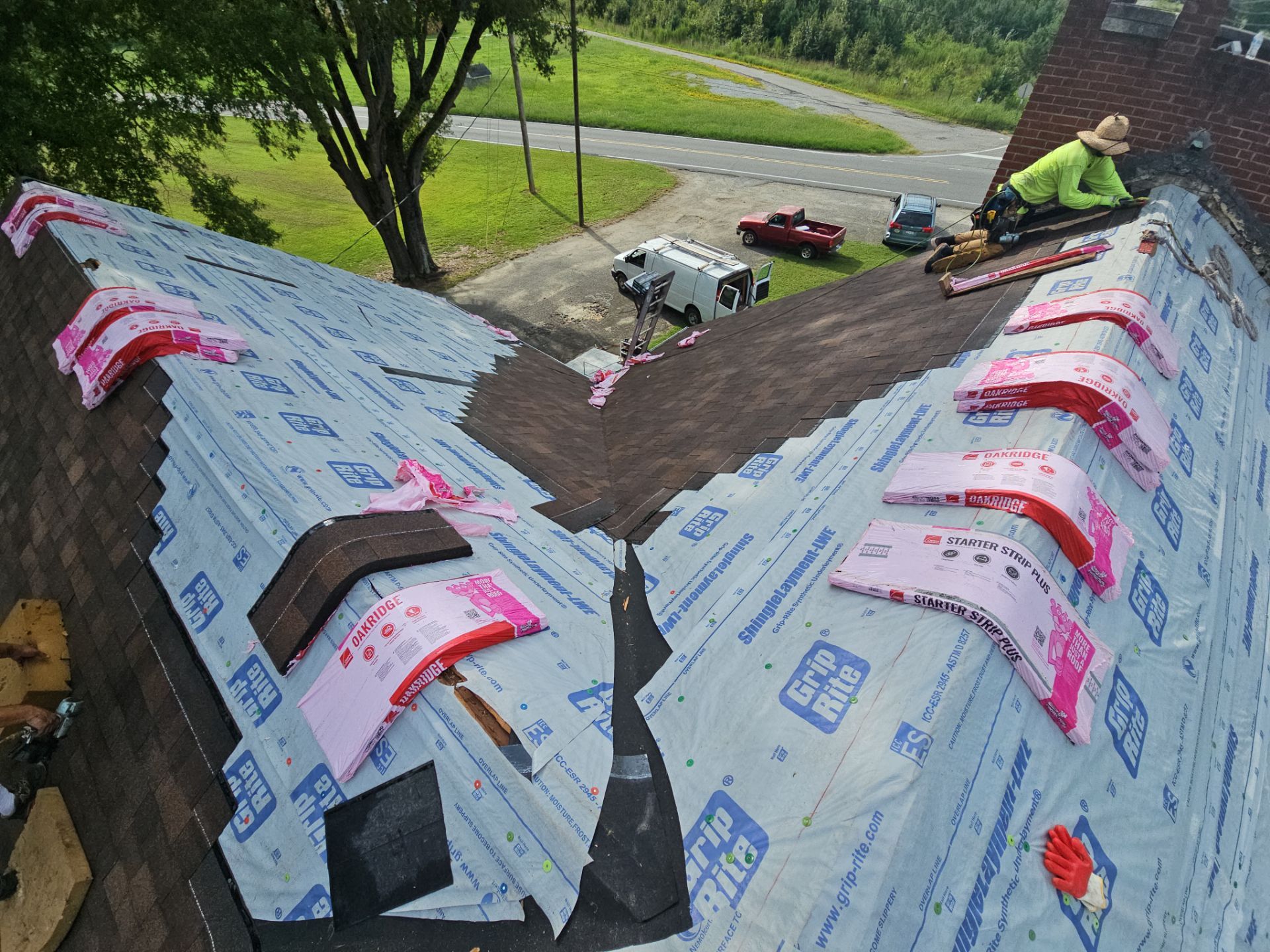 Church roof by BROCK BUILDERS