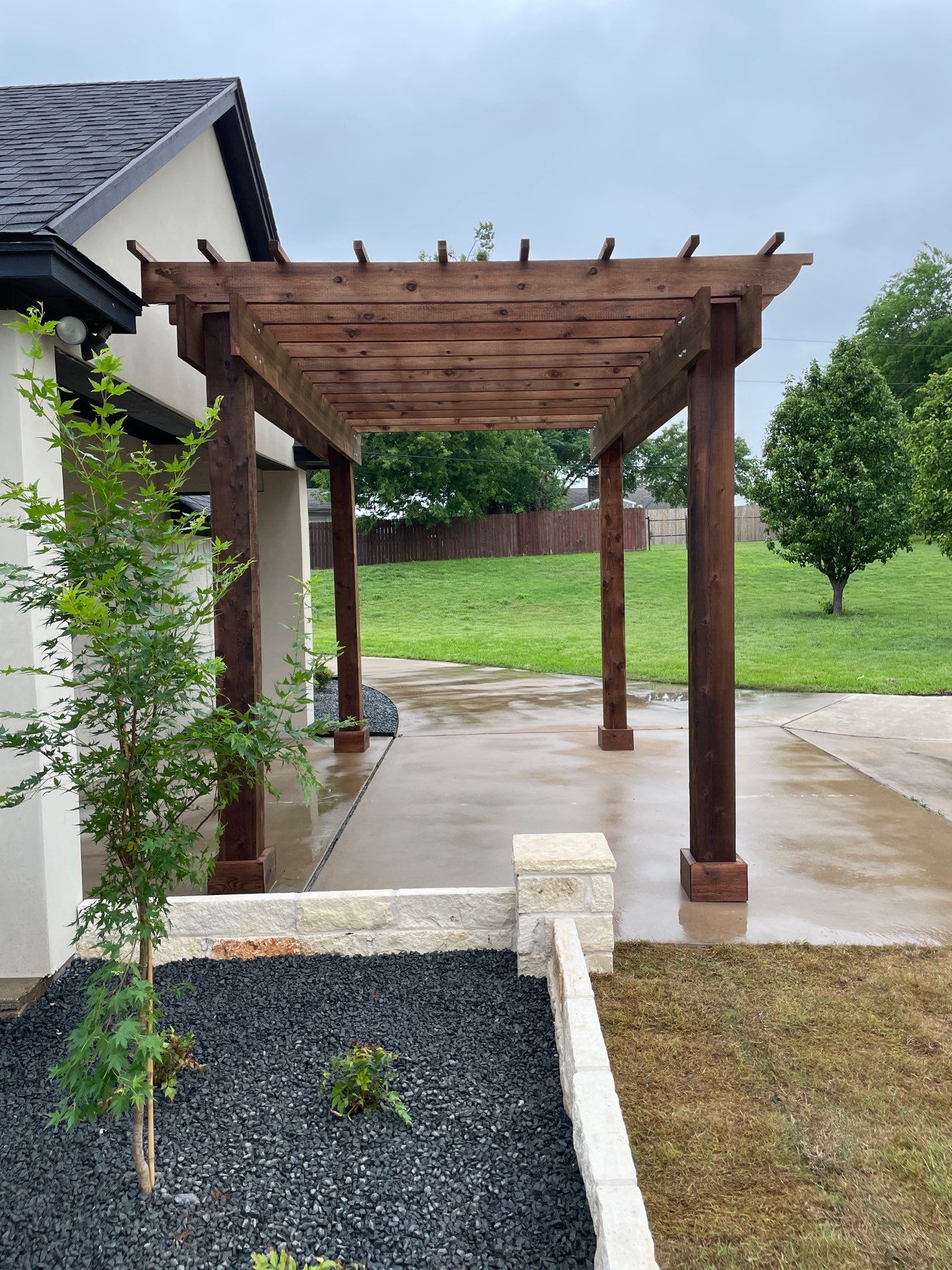 Pergola Entry for Function & a Modern Look by Peterson’s 