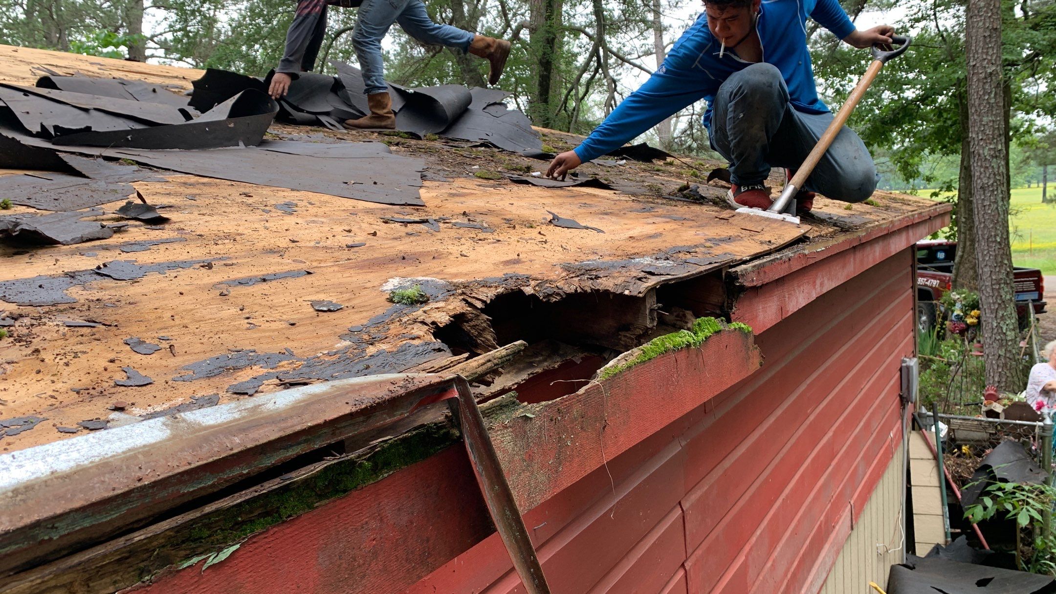 Residential Shingle Reroof using 29 gauge metal by Hostetler Roofing