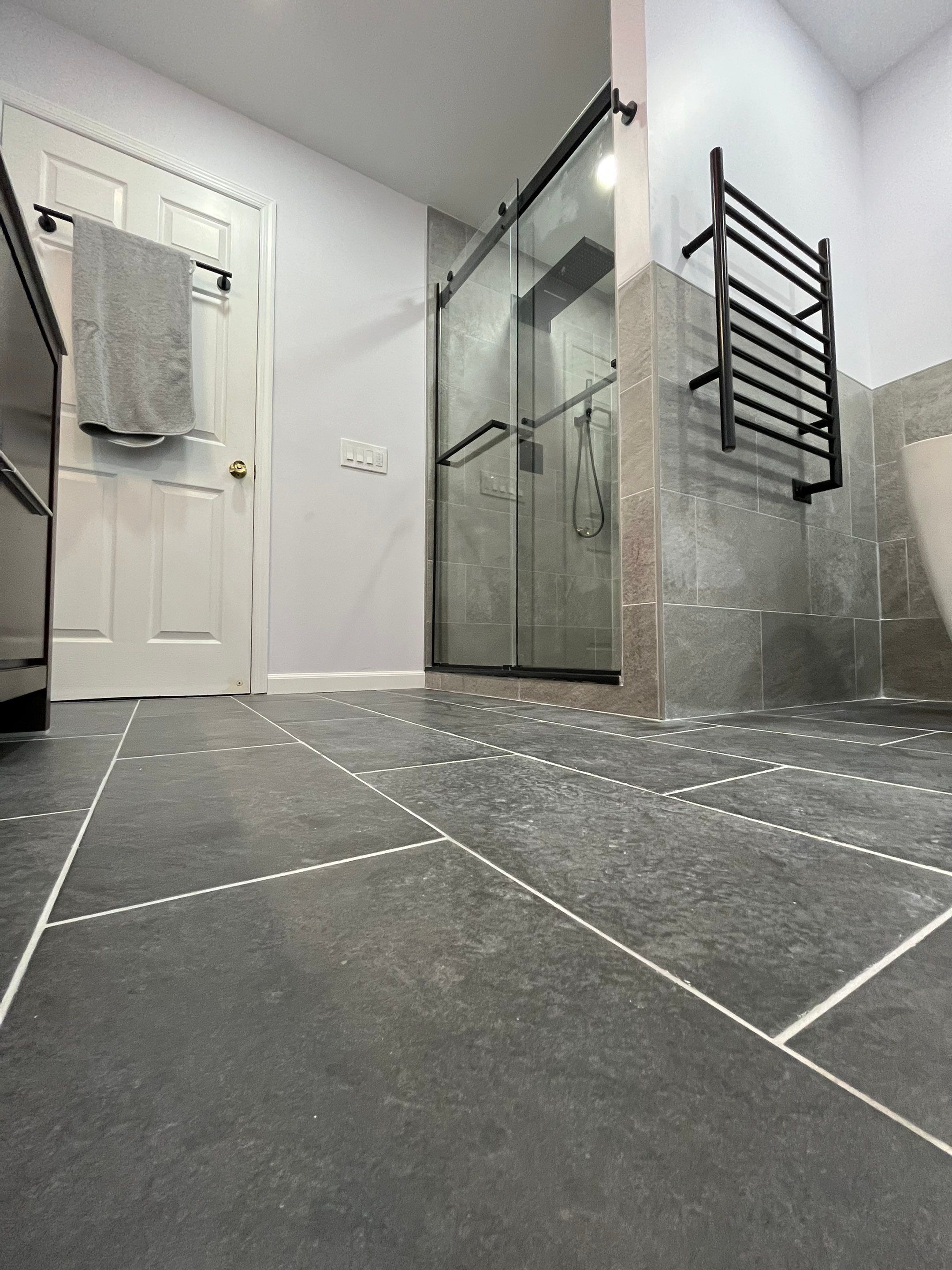 Bathroom Remodel using Tile by Home Concepts Construction