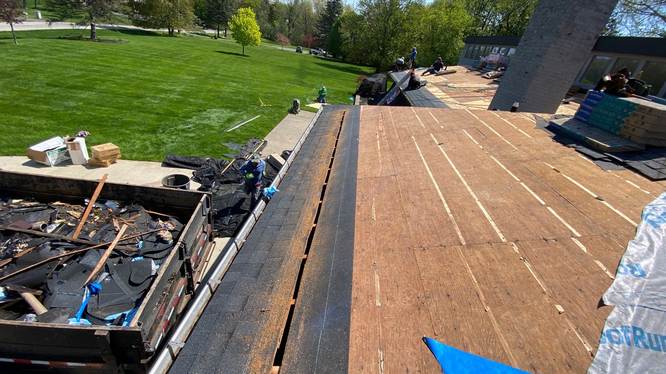 Roof Replacement using CertainTeed Landmark by 180 Contractors