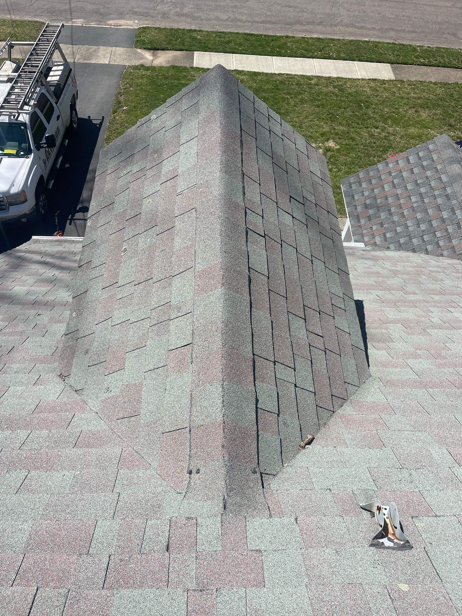 Residential Roofing Installation using Tamko Slatestone gray by A Plus Exterior