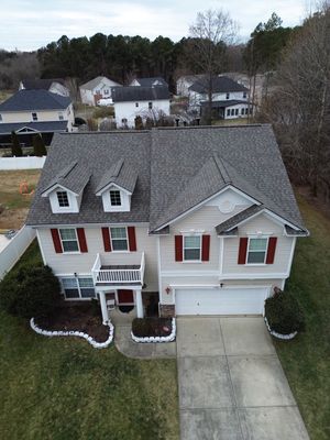 Roof replacement by hail and wind damage