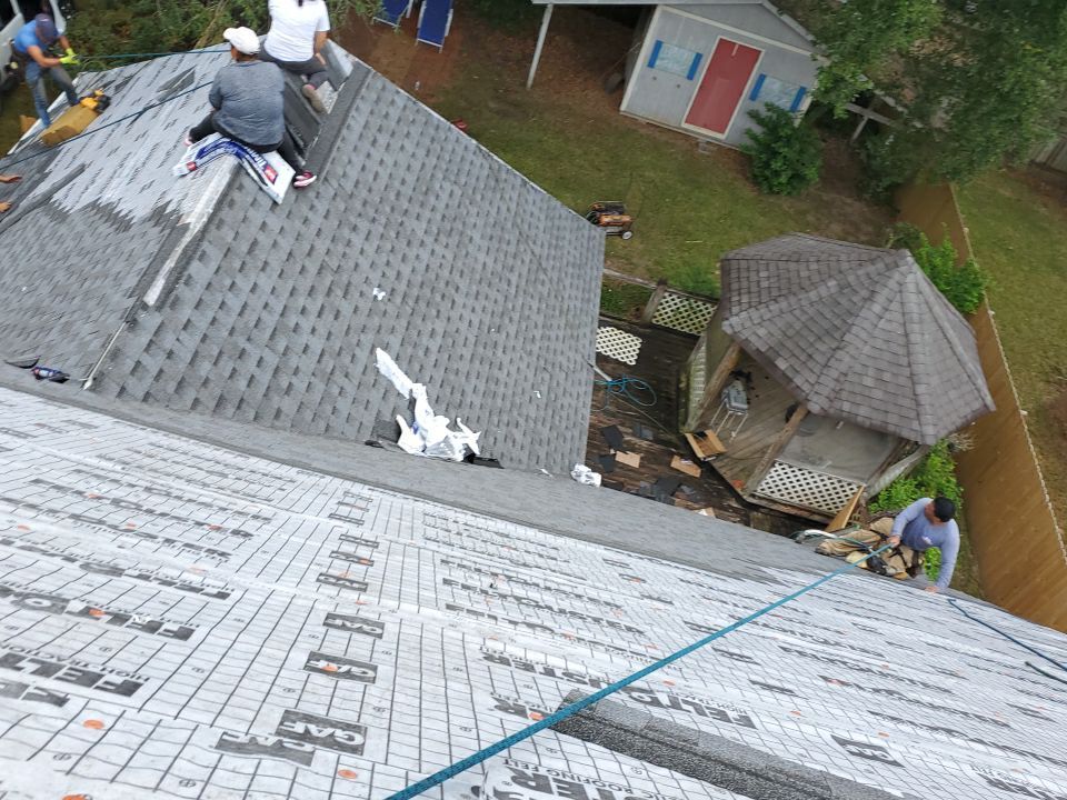 Residential Roofing Installation using Roof Replacement by American Roofing & Construction LLC