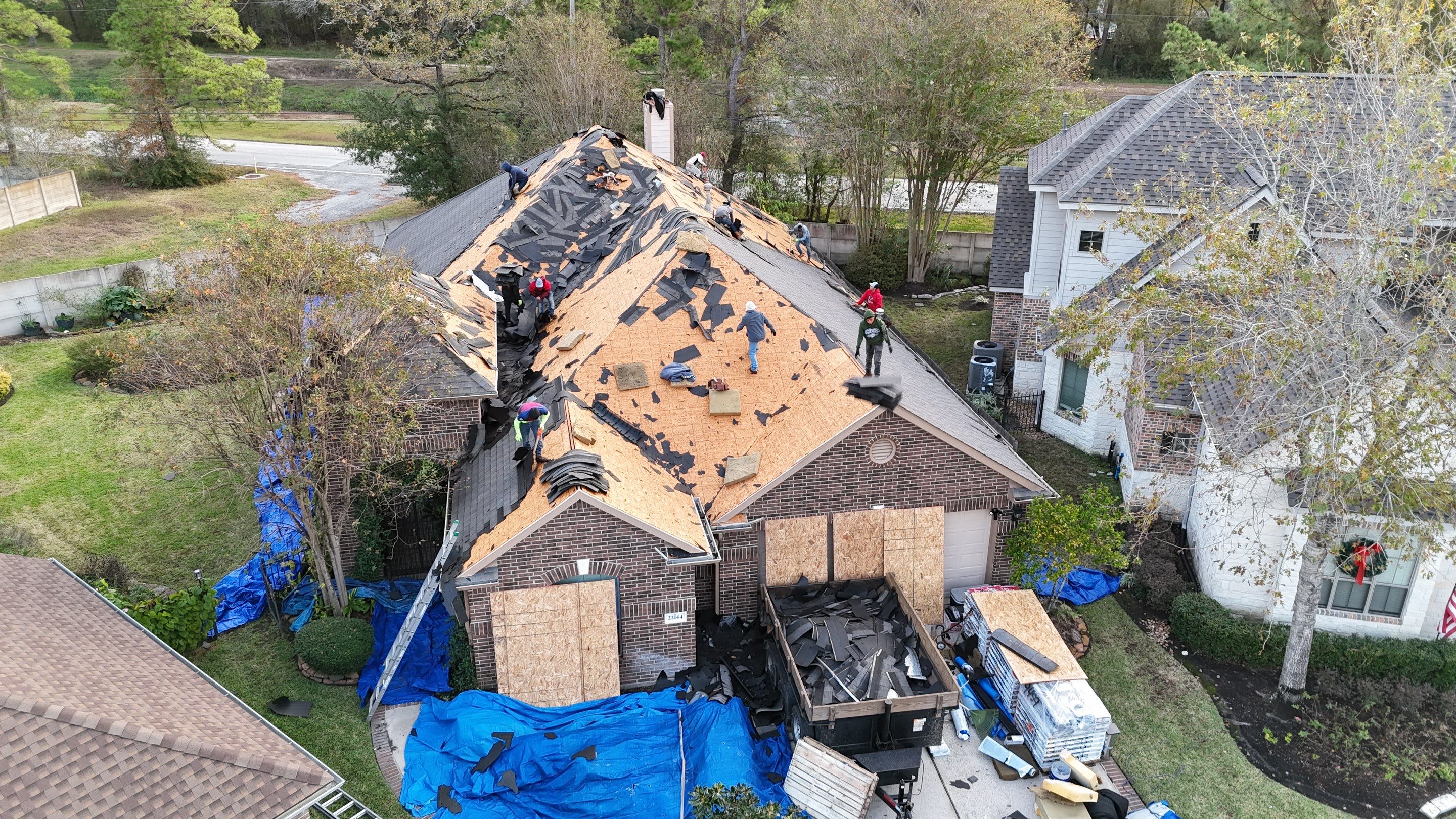 Kingwood Roof Installation using Atlas Pinnacle Pristine by Modern BYLT Roofing & Construction