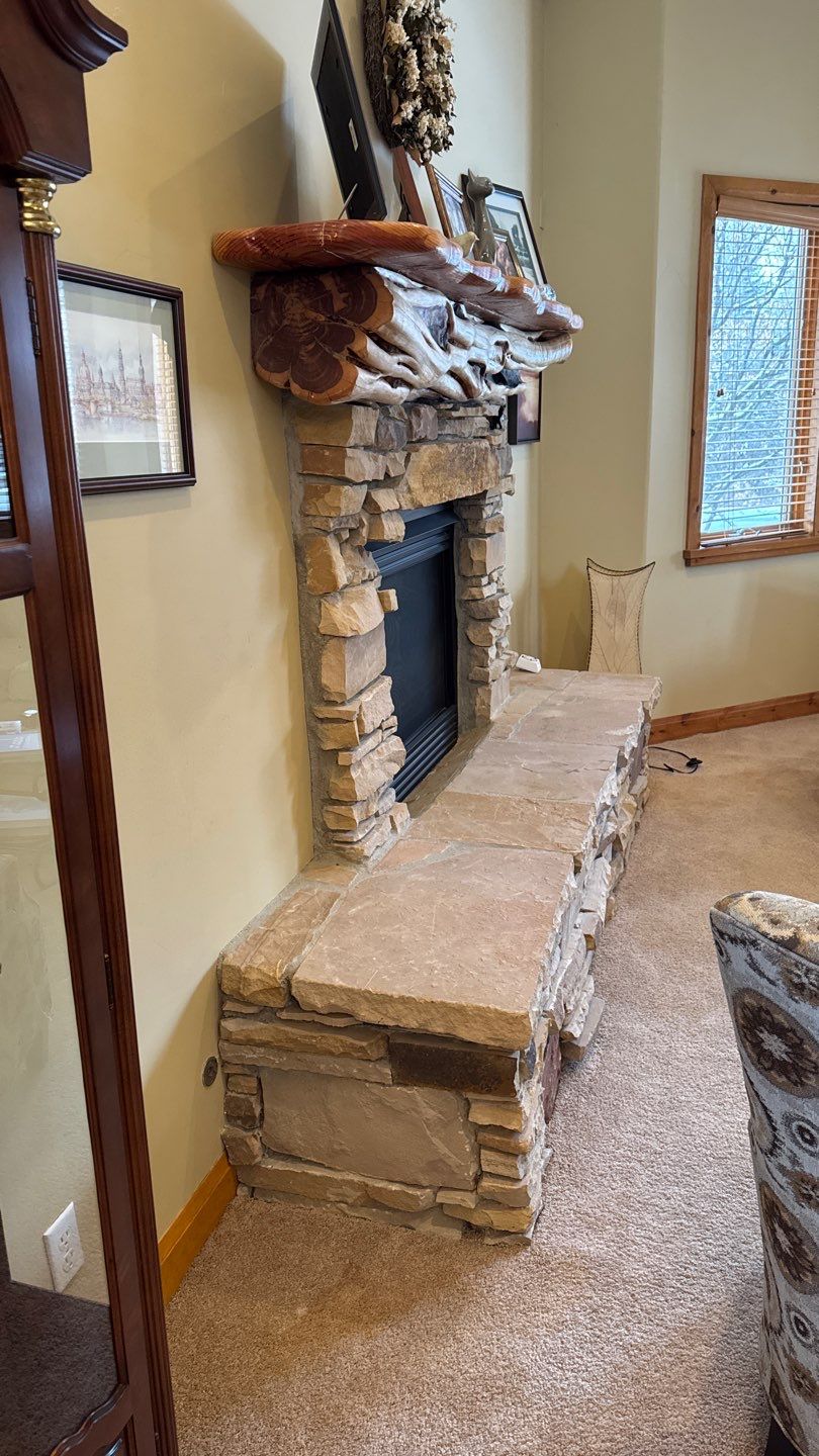 Fireplace Project in Park City by Rudd Builders LLC