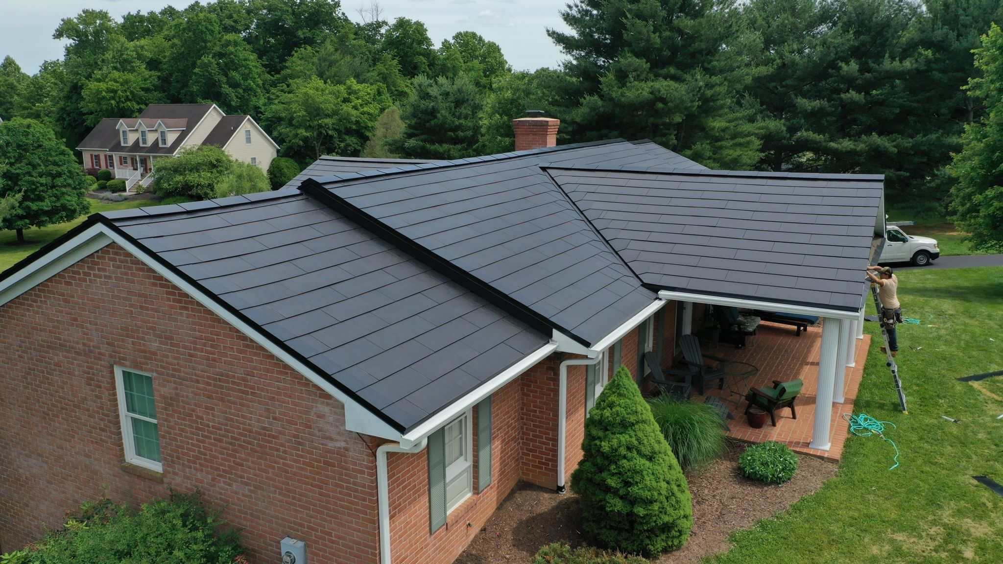 Tesla Solar Roof Installation by American Home Contractors