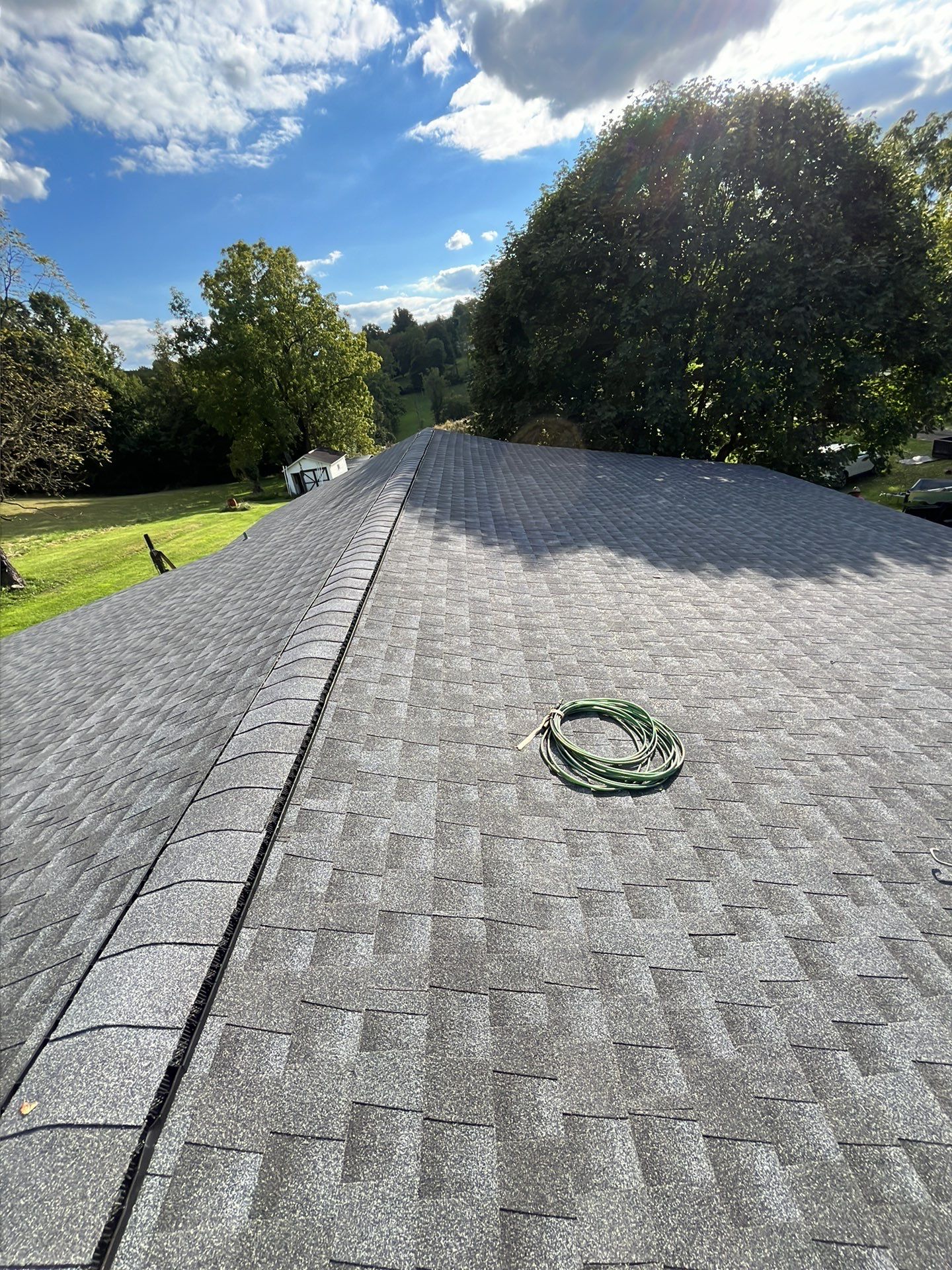 Residential Roofing Installation using GAF Timberline HDZ, Pewter Gray by Rainstoppers Roofing