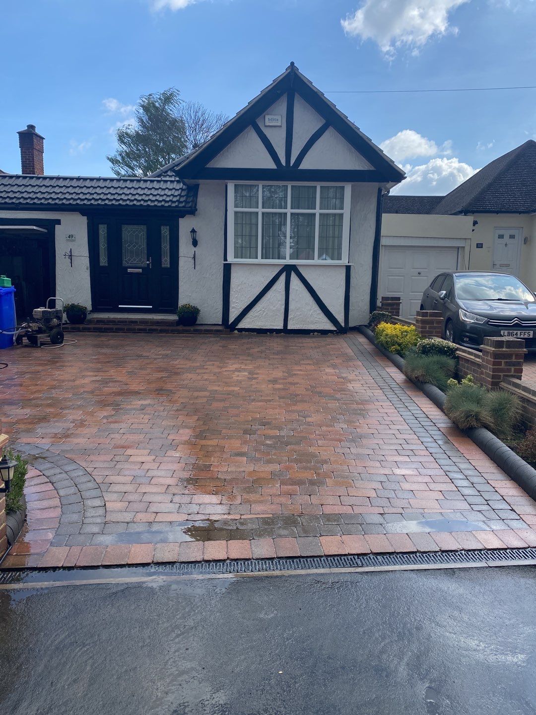 Driveway Clean using honda 21 ltr/min by Ges Exterior Cleaning ltd