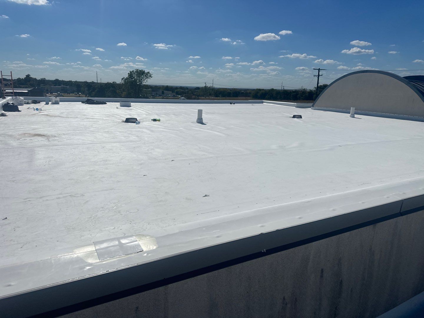 Temple TX — Commercial TPO Re-Roof by ROAM Roof & Solar