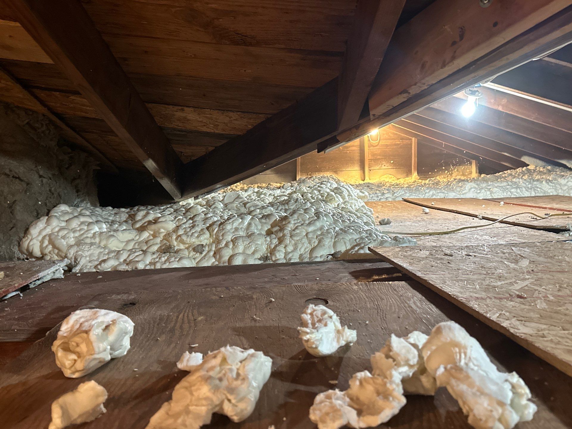 Open Cell to an Attic Flat by NYS Foam & Energy