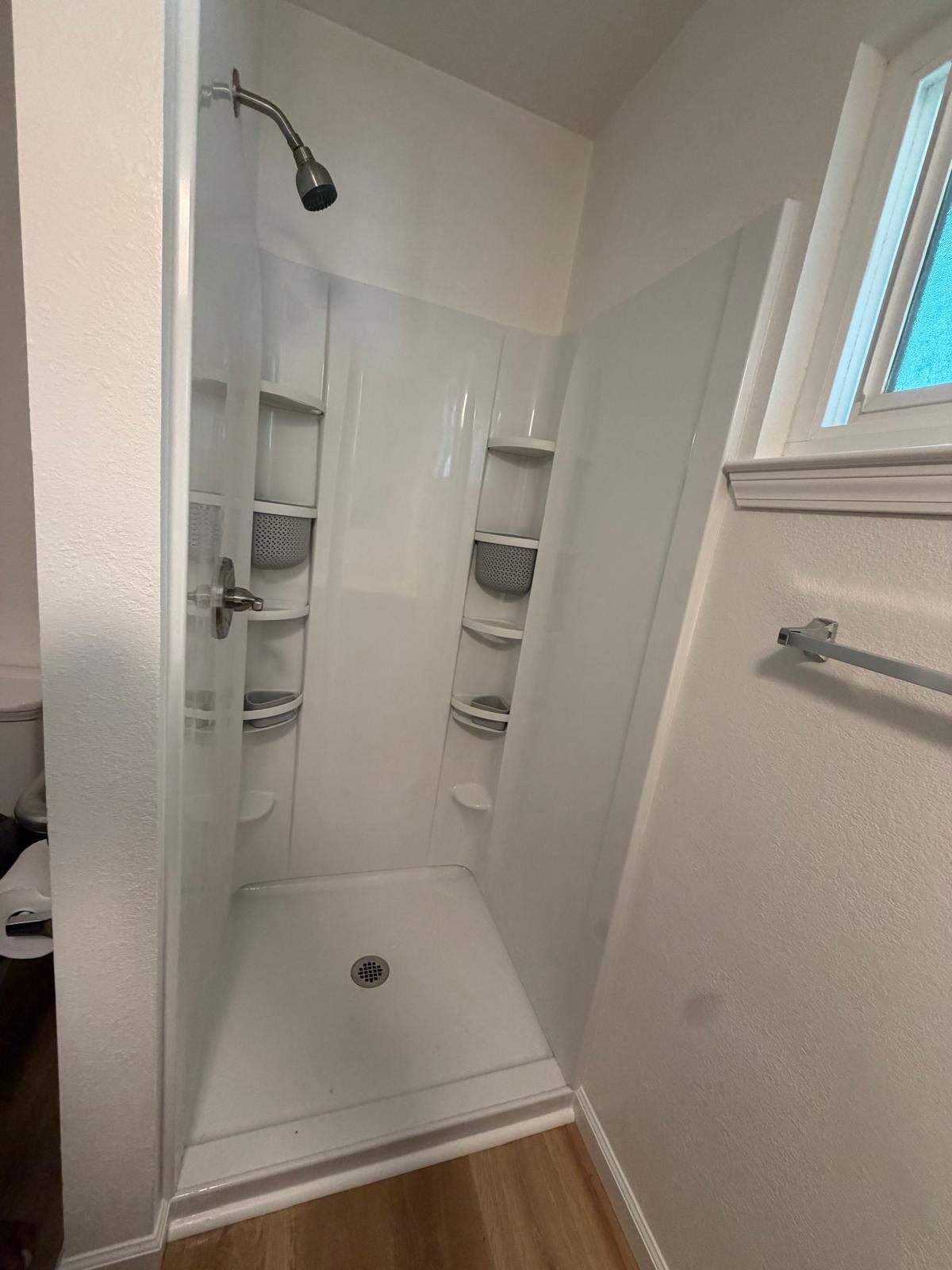 Shower Demolition and Full Rebuild by Anza Builders, Inc. 