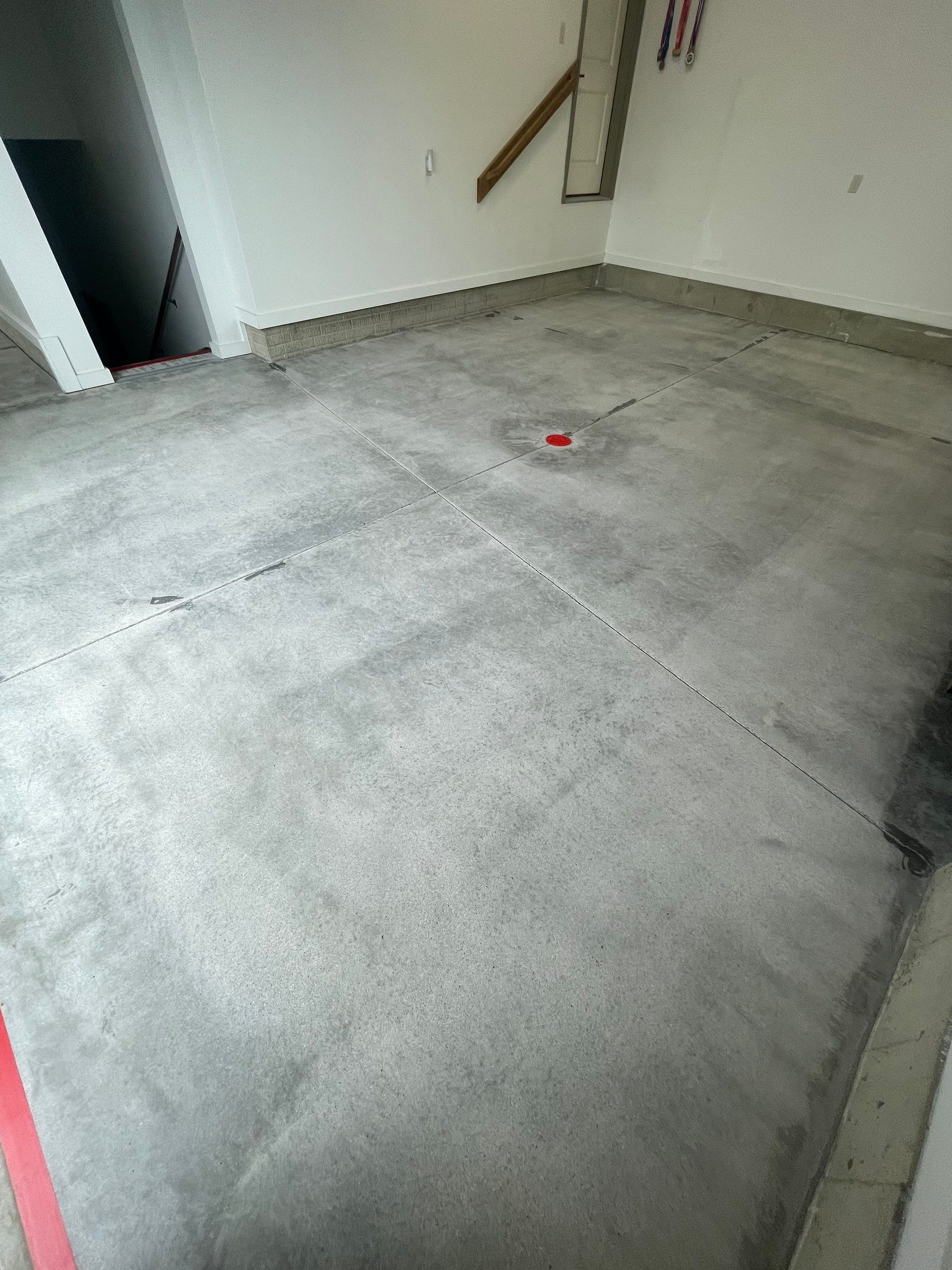 Garage Floor Coating and Domino Flake Finish in Sioux Falls by Select Painting, Coatings & Garage Cabinets