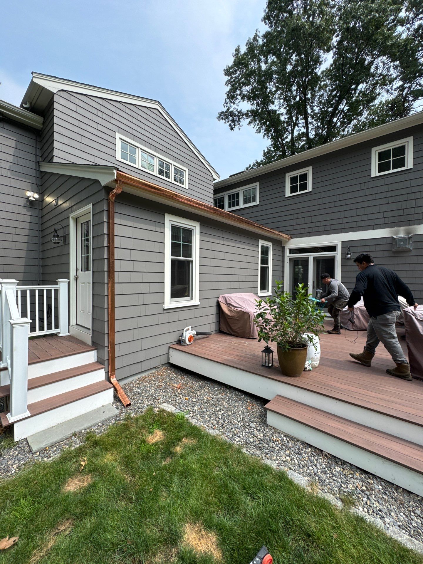 Copper Gutter Replacement in Concord by Mighty Dog Roofing of Greater Middlesex County