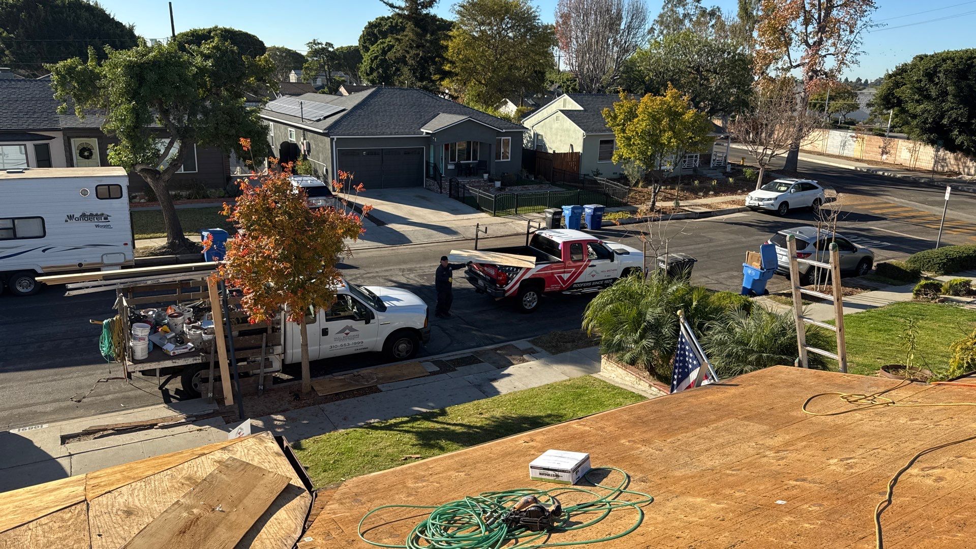 Residential Roofing Installation using Owens Corning Duration Cool Shingles by Hull Brothers Roofing