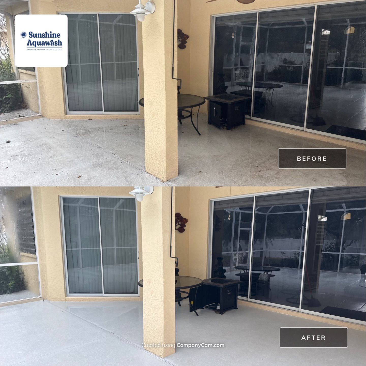 Lanai & Screen Enclosure Cleaning, Paver and Fence Cleaning by Sunshine AquaWash