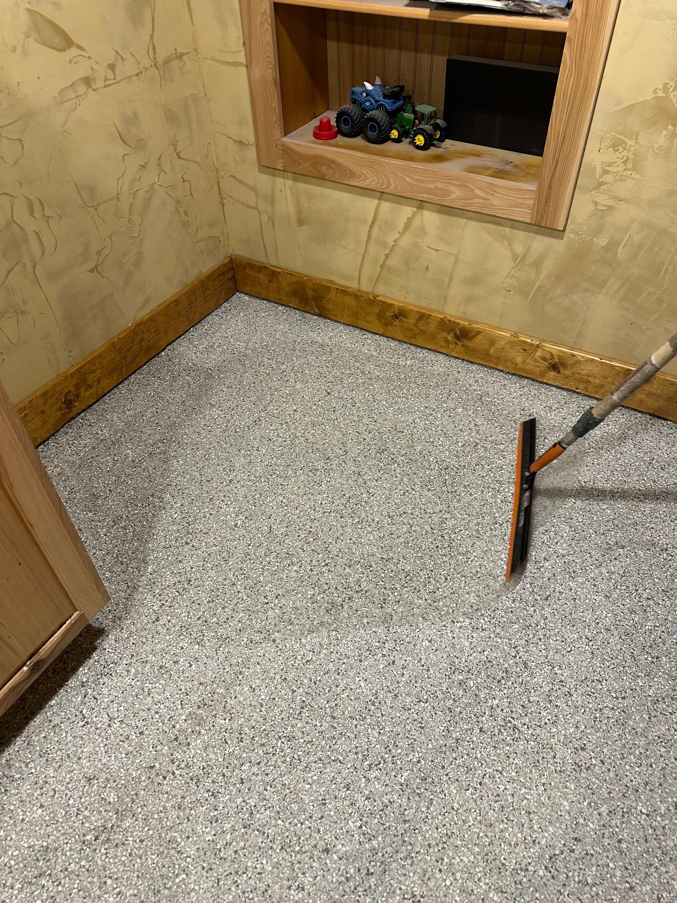 Basement Transformation using Mt Everest by Croc Coatings, LLC