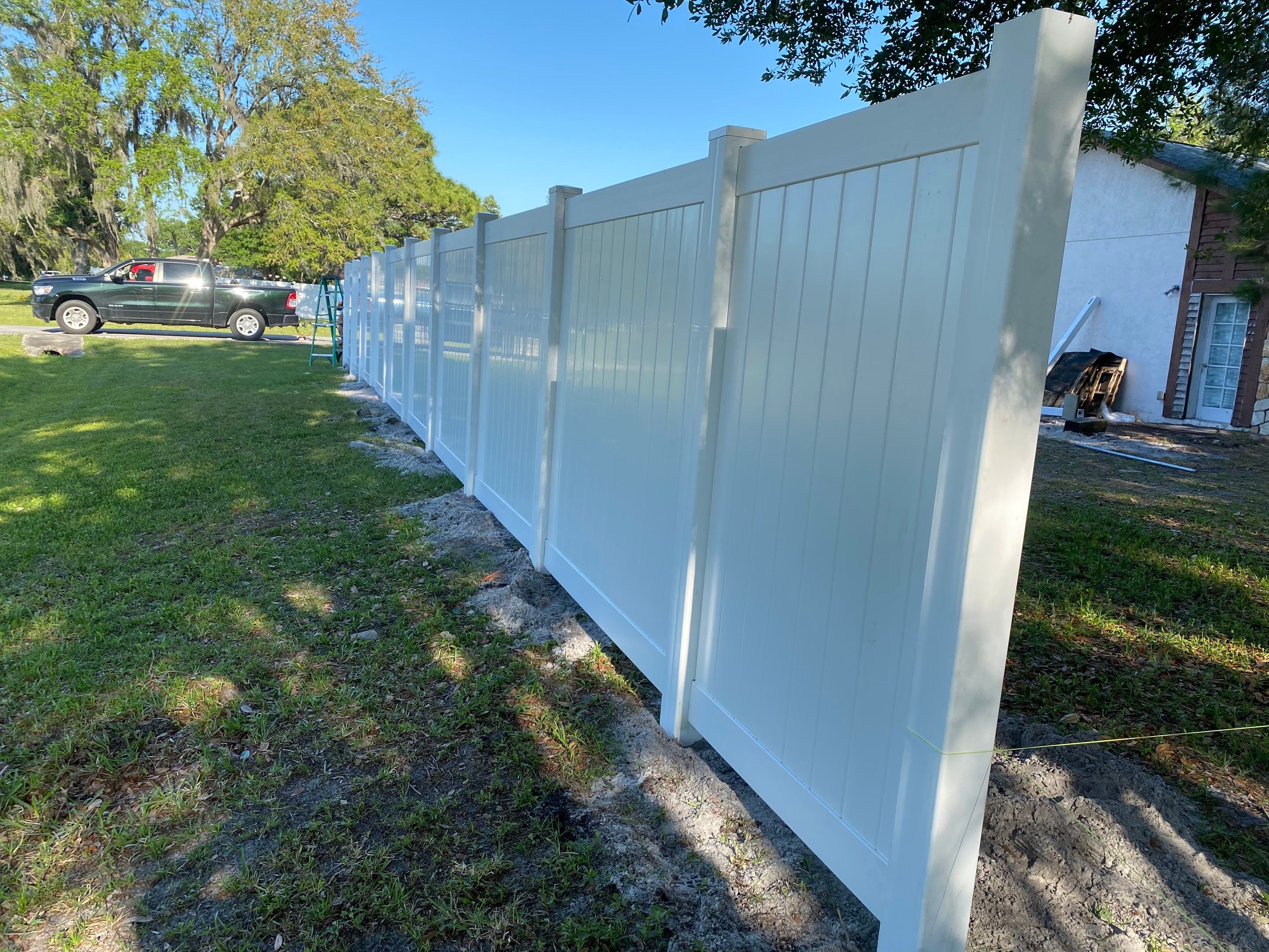 Sarasota, FL 6 ft. Tall White Vinyl Privacy Fence by Asap fence and gates, LLC