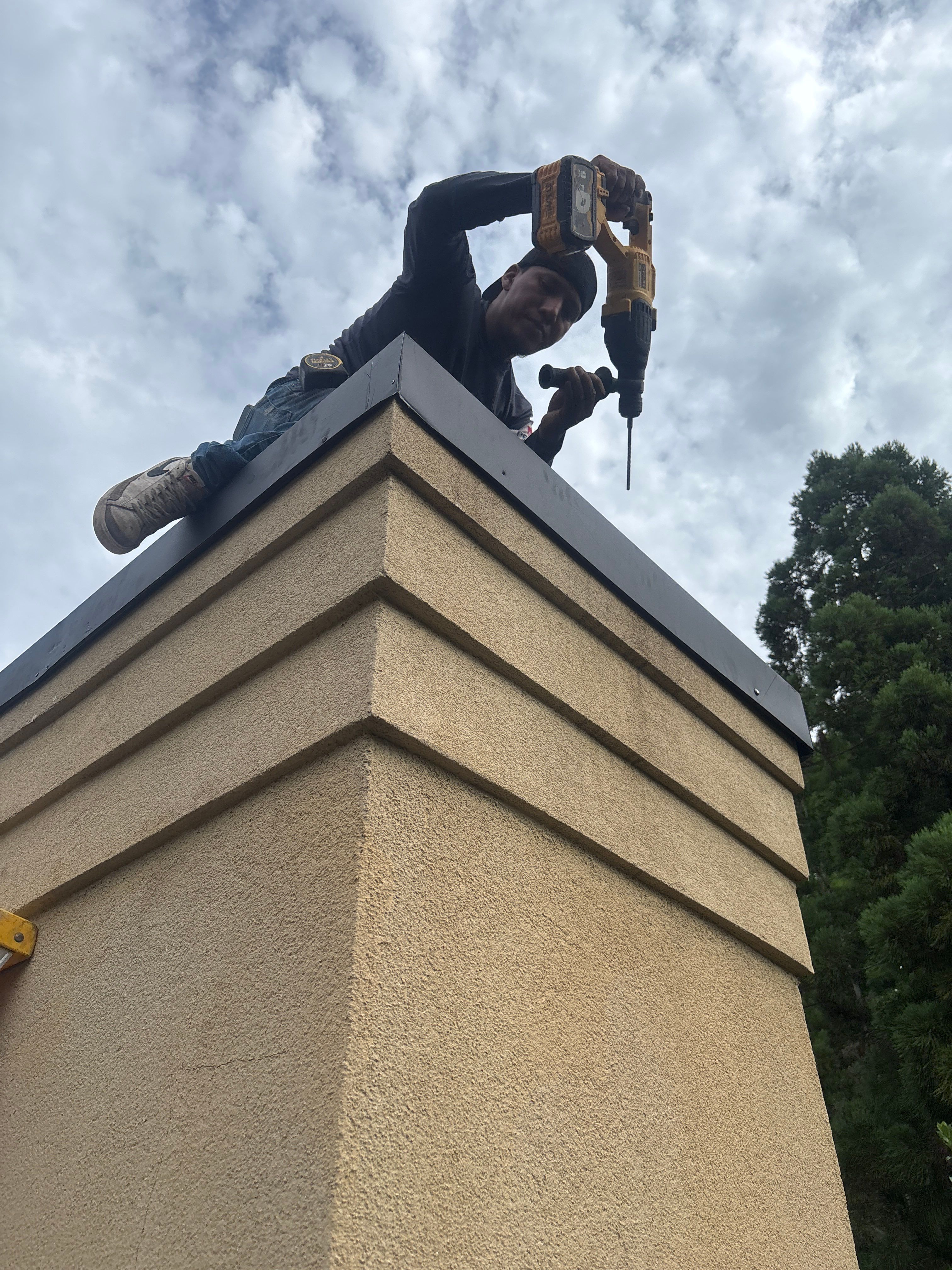 Replace Chimney cap by Deerfield Roofing LLC