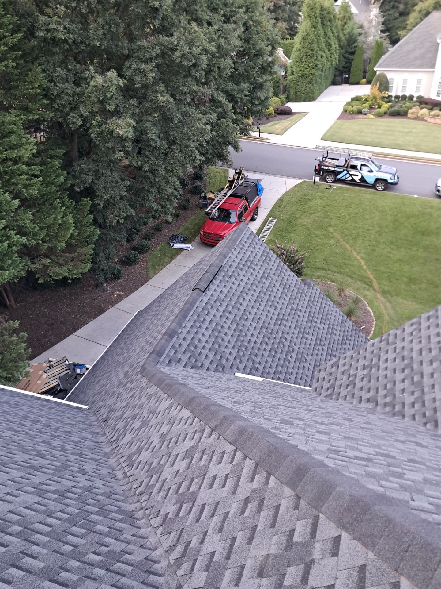 Residential Roof Replacement using GAF HDZ - Charcoal shingles by Elite Roofing LLC
