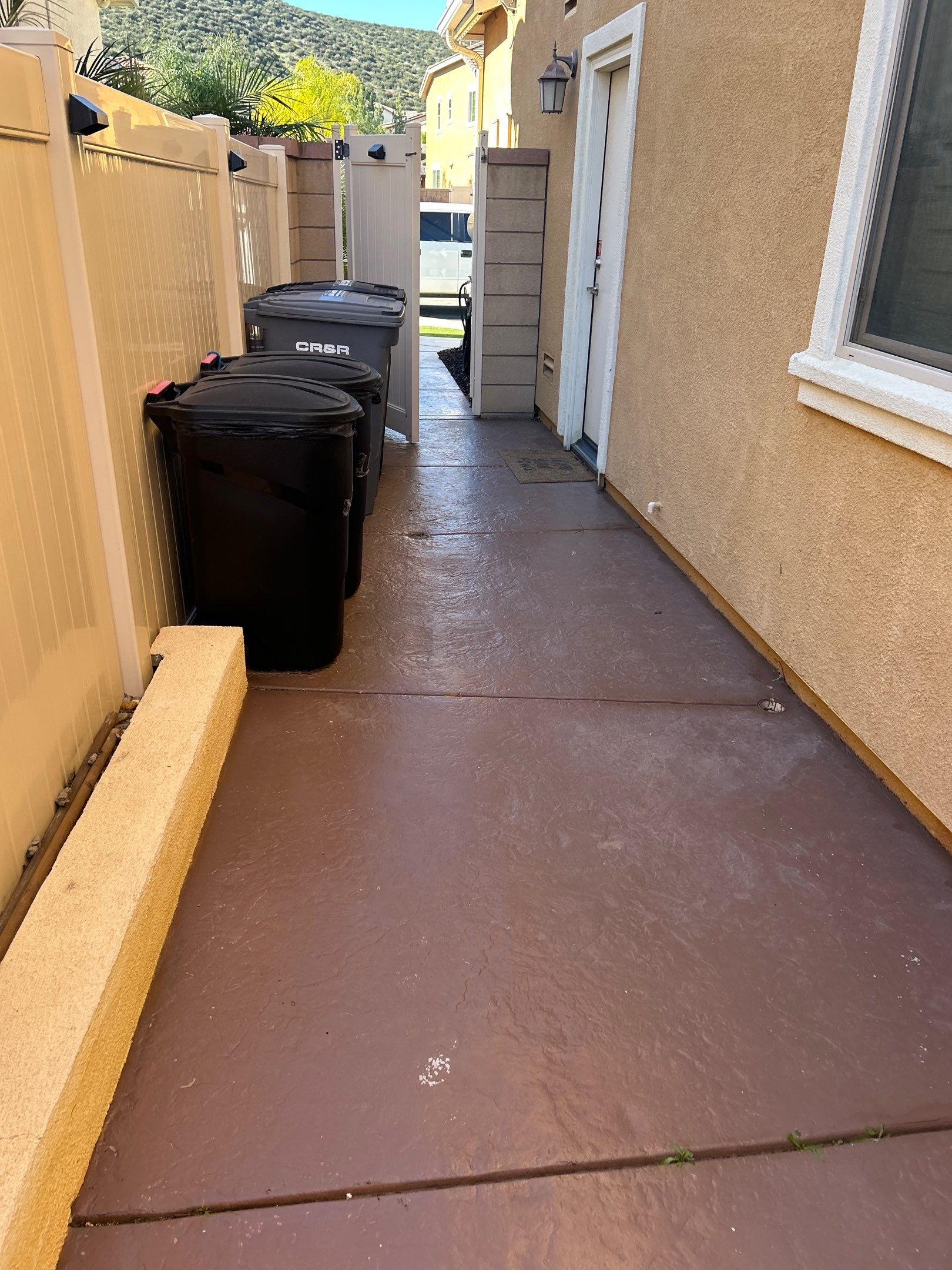 Sandblasting Paint Off Concrete & Sealing in Lake Elsinore, CA by La Power Washing Inc