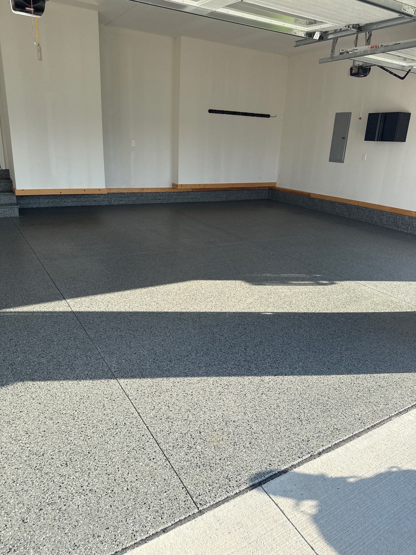 New Bondurant Garage Floor Coating by Revival Concrete Coatings, LLC