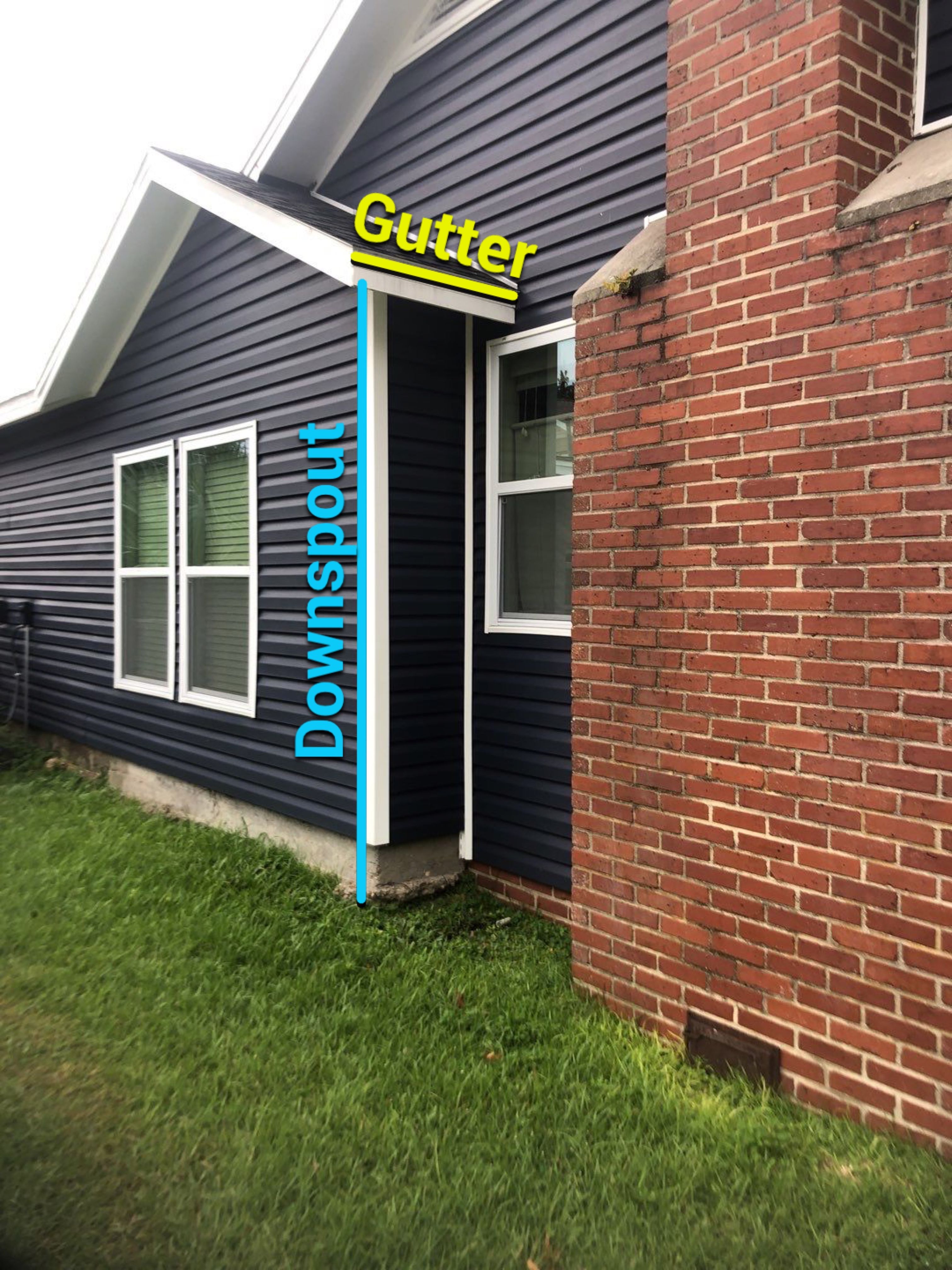 Gutter Installation using K-Style Seamless Gutters by Gutter Professors