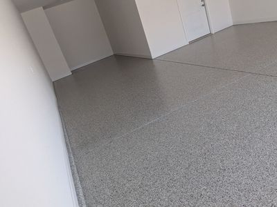 Garage Floor Coating using Coyote