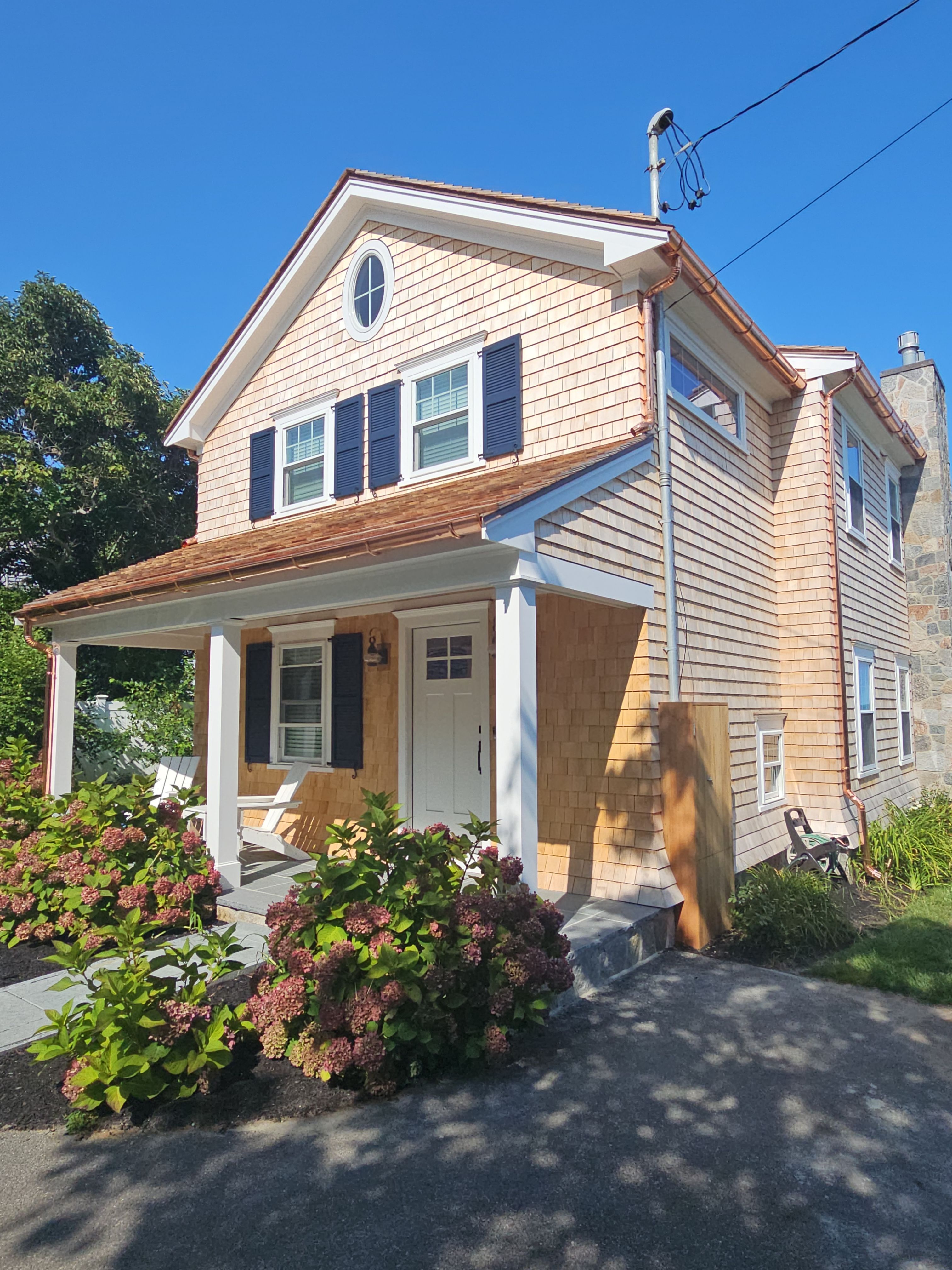 Gutter Installation using 6" Half Round Copper Gutter by Gutter Pro Enterprises