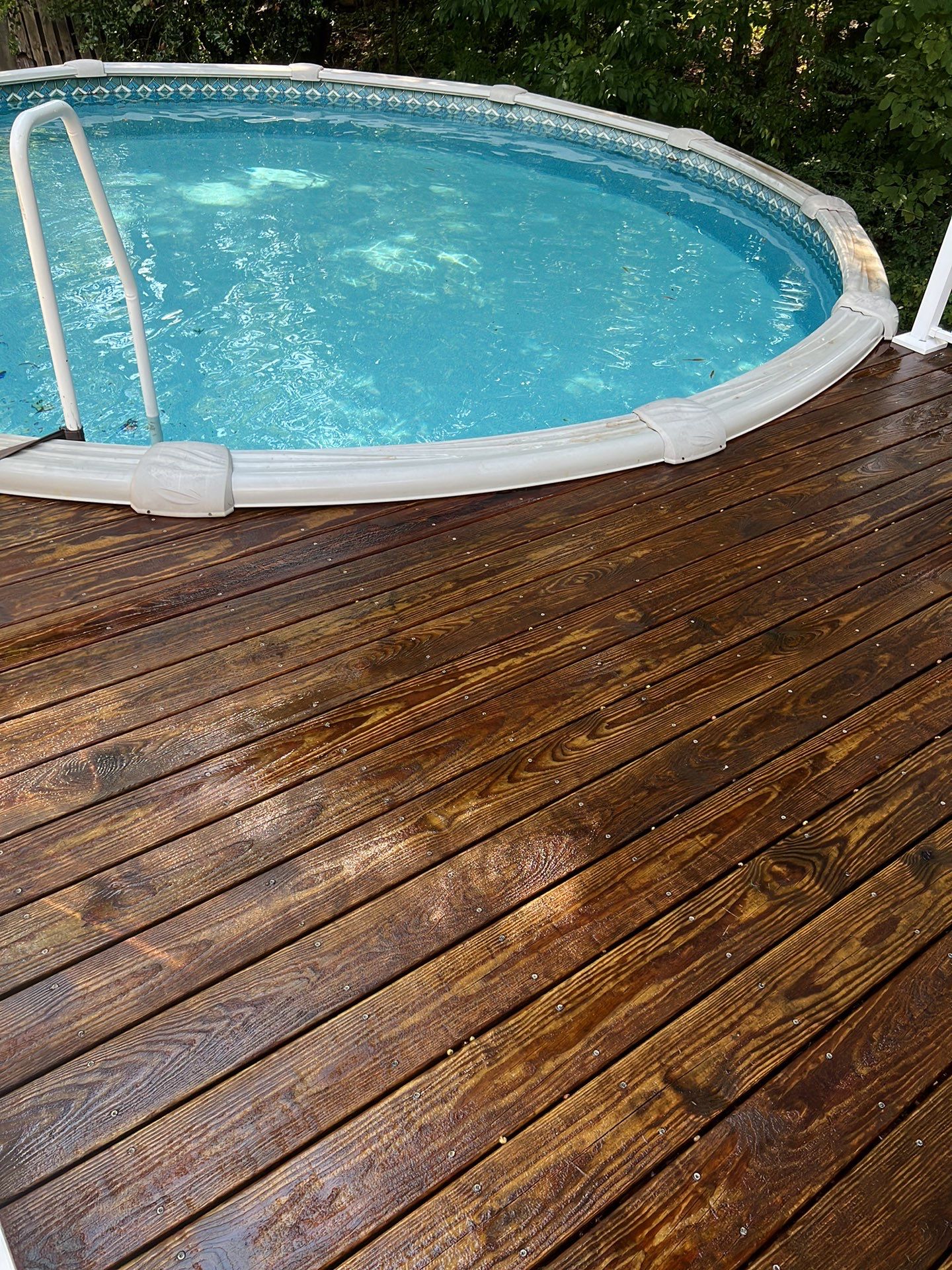 Coated Deck using Wood Sealant by DuraSeal