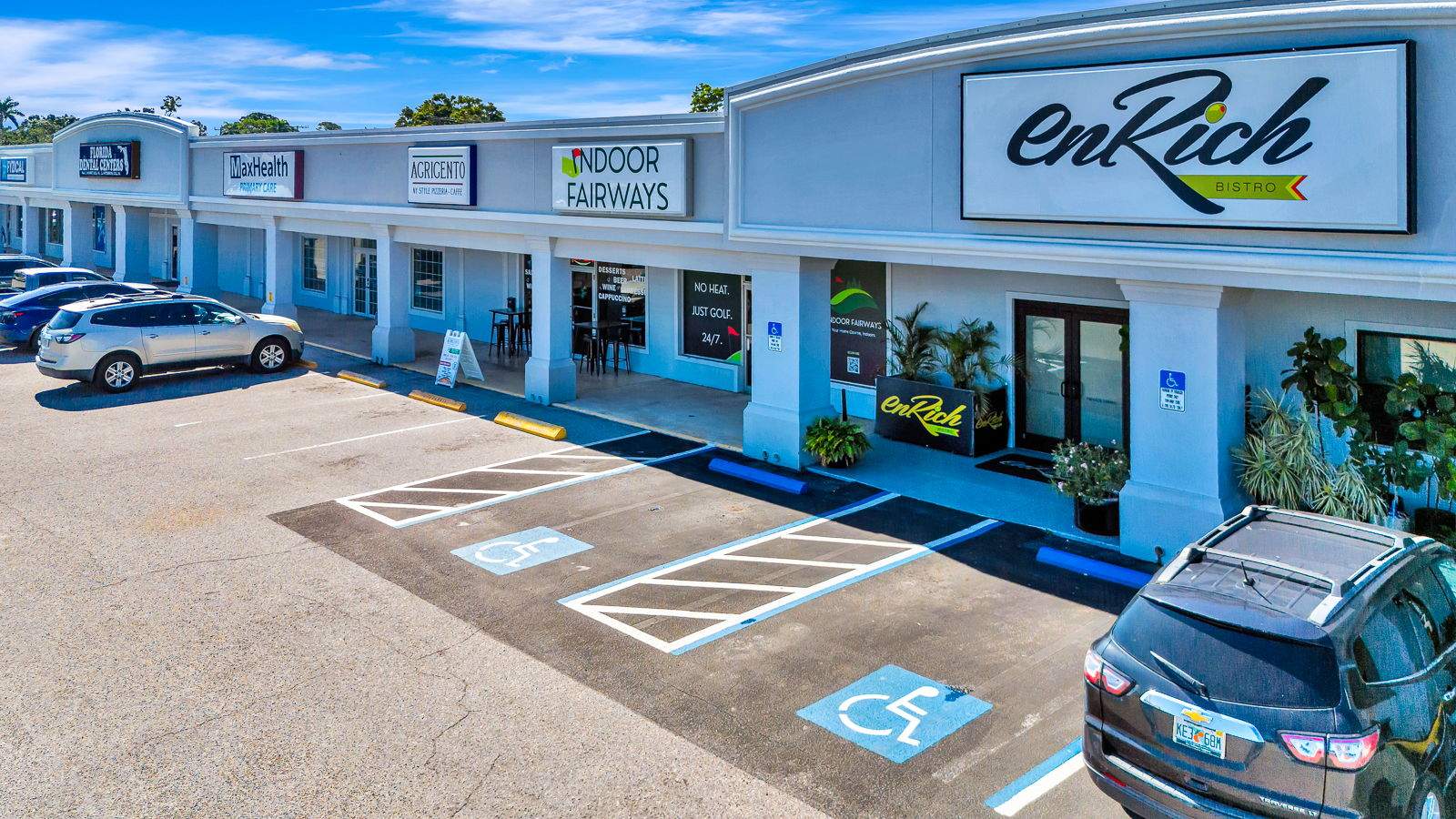 Commercial Indoor Golf Simulator Facility Buildout in Bradenton by Vertical General Contracting