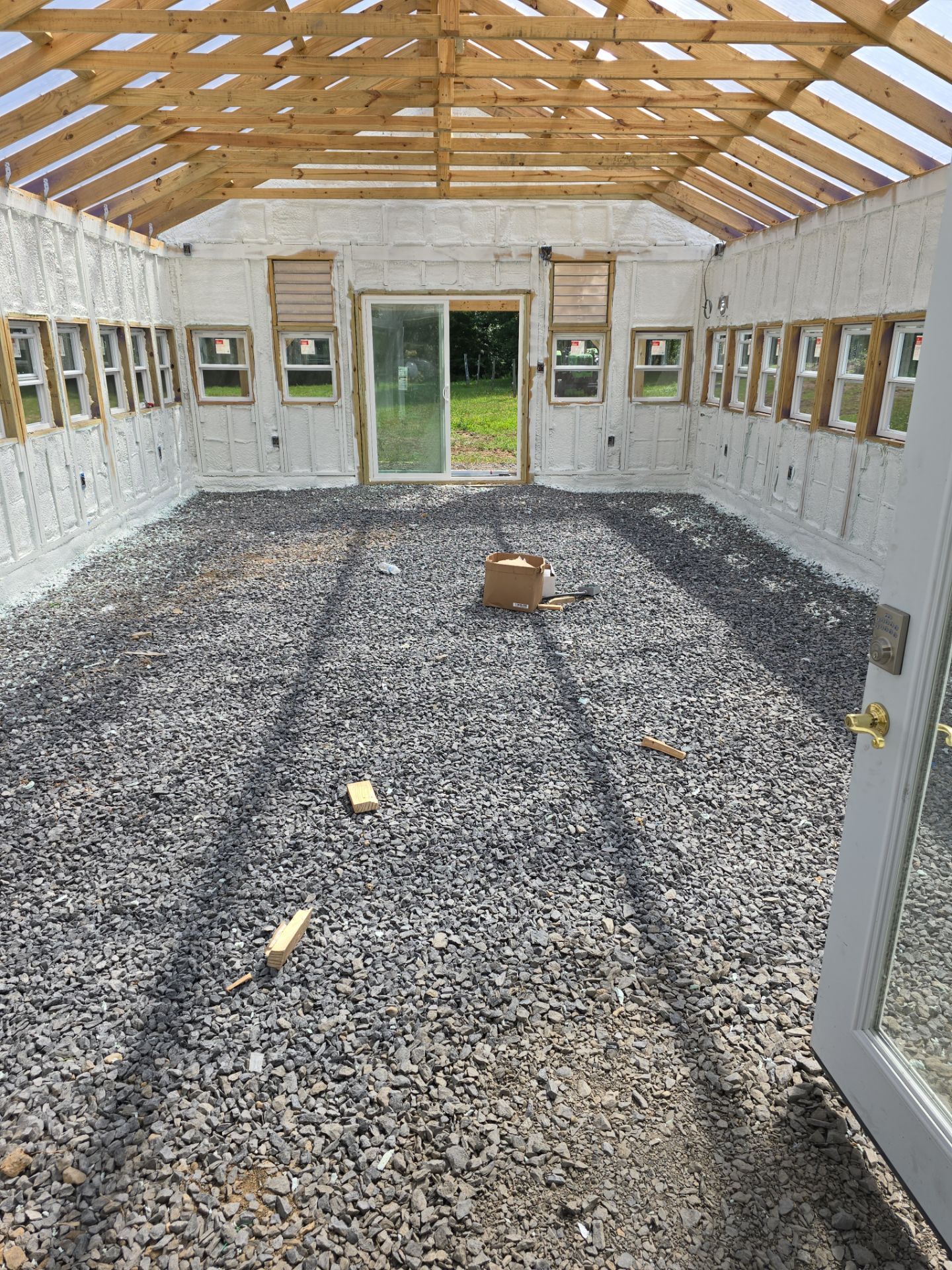 New Construction using Closed Cell Spray Foam by NYS Foam & Energy