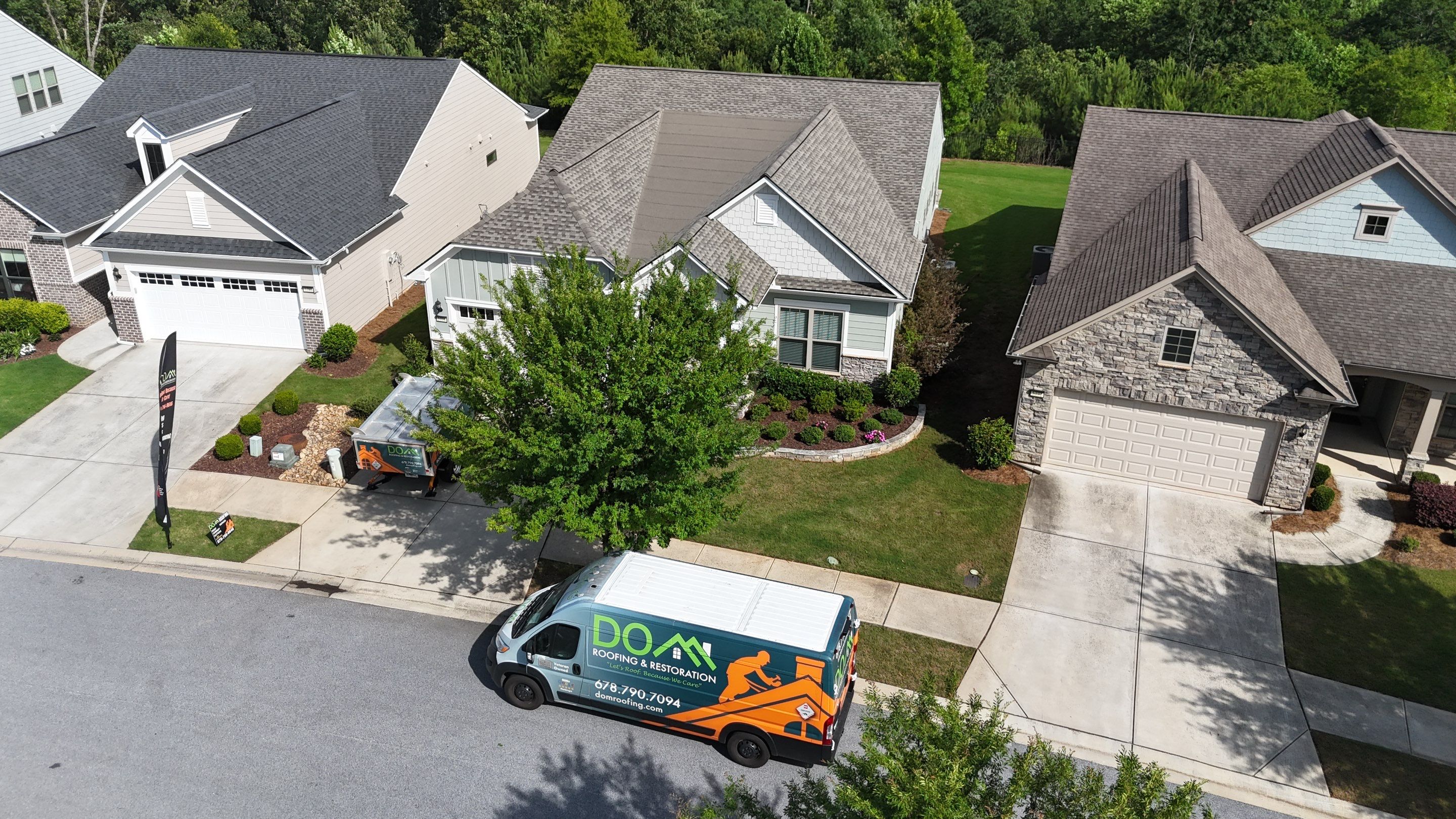 5776 Cypress Bluff Ln Hoschton Roof Replacement  by Dom Roofing & Restoration