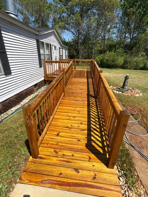 Deck using Wood Sealant