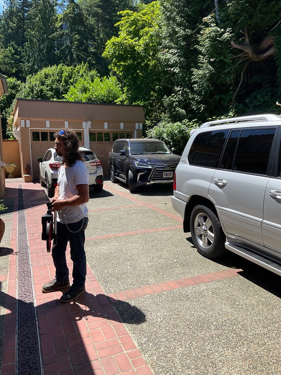 Flat work using Pressure washing no chemicals by Willamette Outdoor Wash LLC