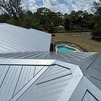 24ga 1" Nail-Strip Mill Finish by Total Roofing System The Metal Roof Experts