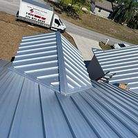 24ga 1.5" Mechanical Seam Mill Finish by Total Roofing System The Metal Roof Experts