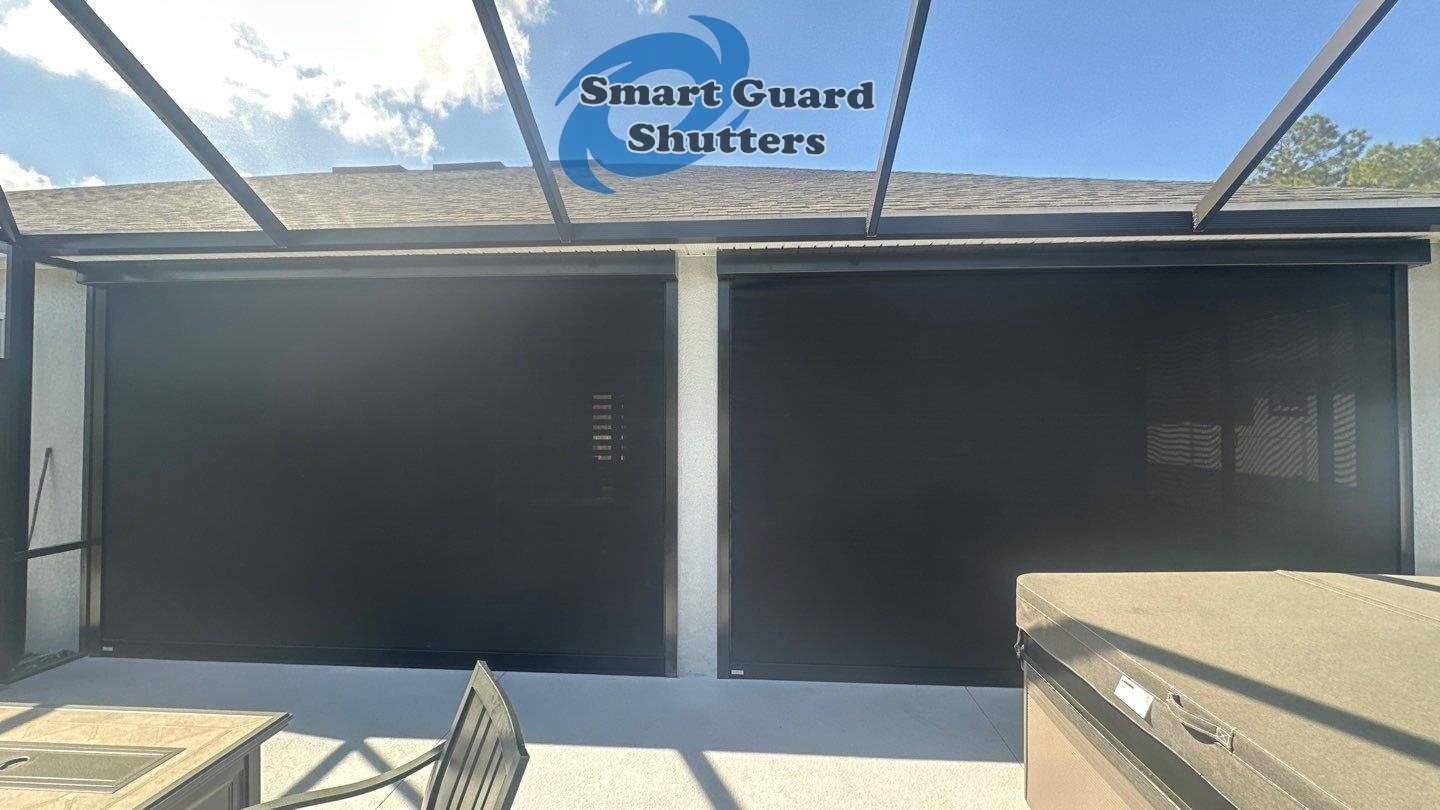 Hurricane Protection in White by Smart Guard Shutters