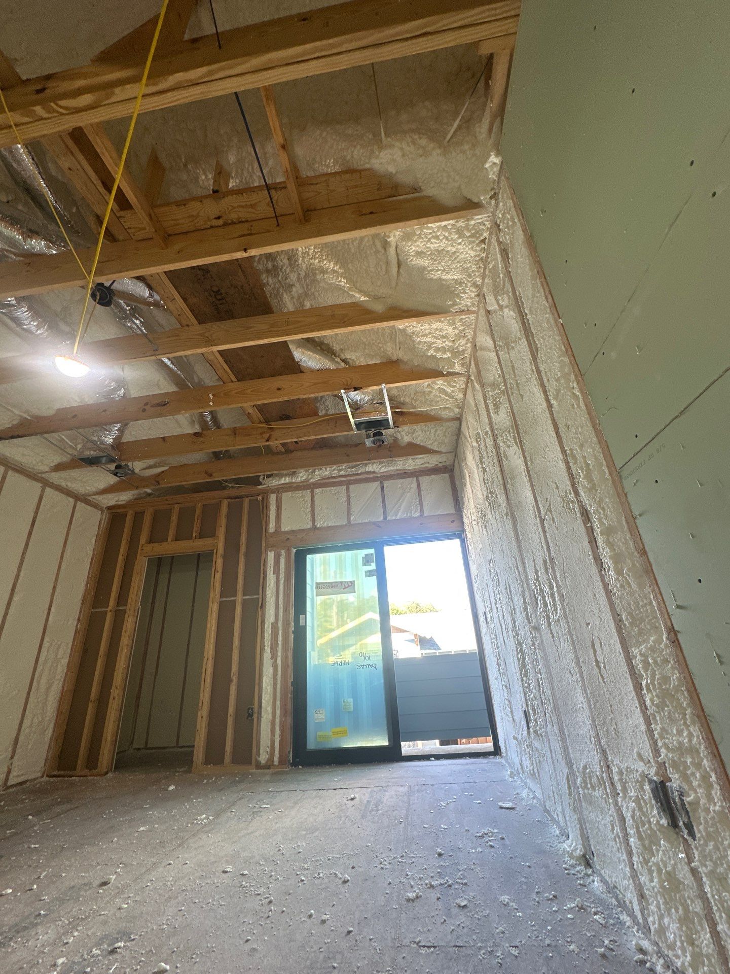 Fully encapsulated Dallas custom home  by Apex Insulation Solutions