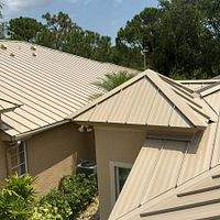 24ga 1.5" Snap-Lock Sierra Tan by Total Roofing System The Metal Roof Experts