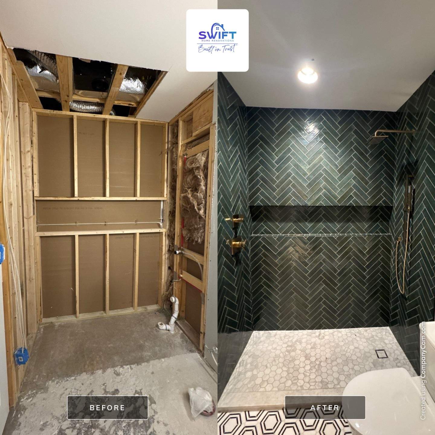 Modern Marietta Interior Renovation with Custom Built-ins and Wine Cellar by Swift Home Renovations