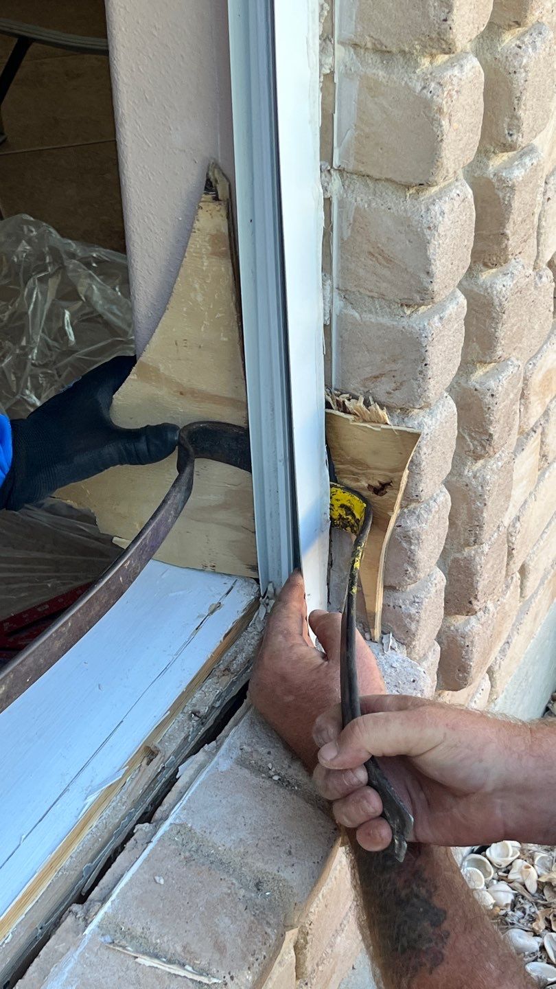 Curved Trim Windows by Bayfront Roofing and Construction