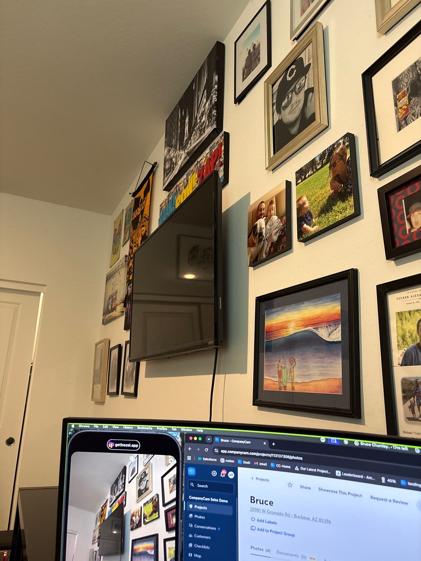 Interior Drywall Repair and Accent Wall Installation in Buckeye by CompanyCam Sales Demo