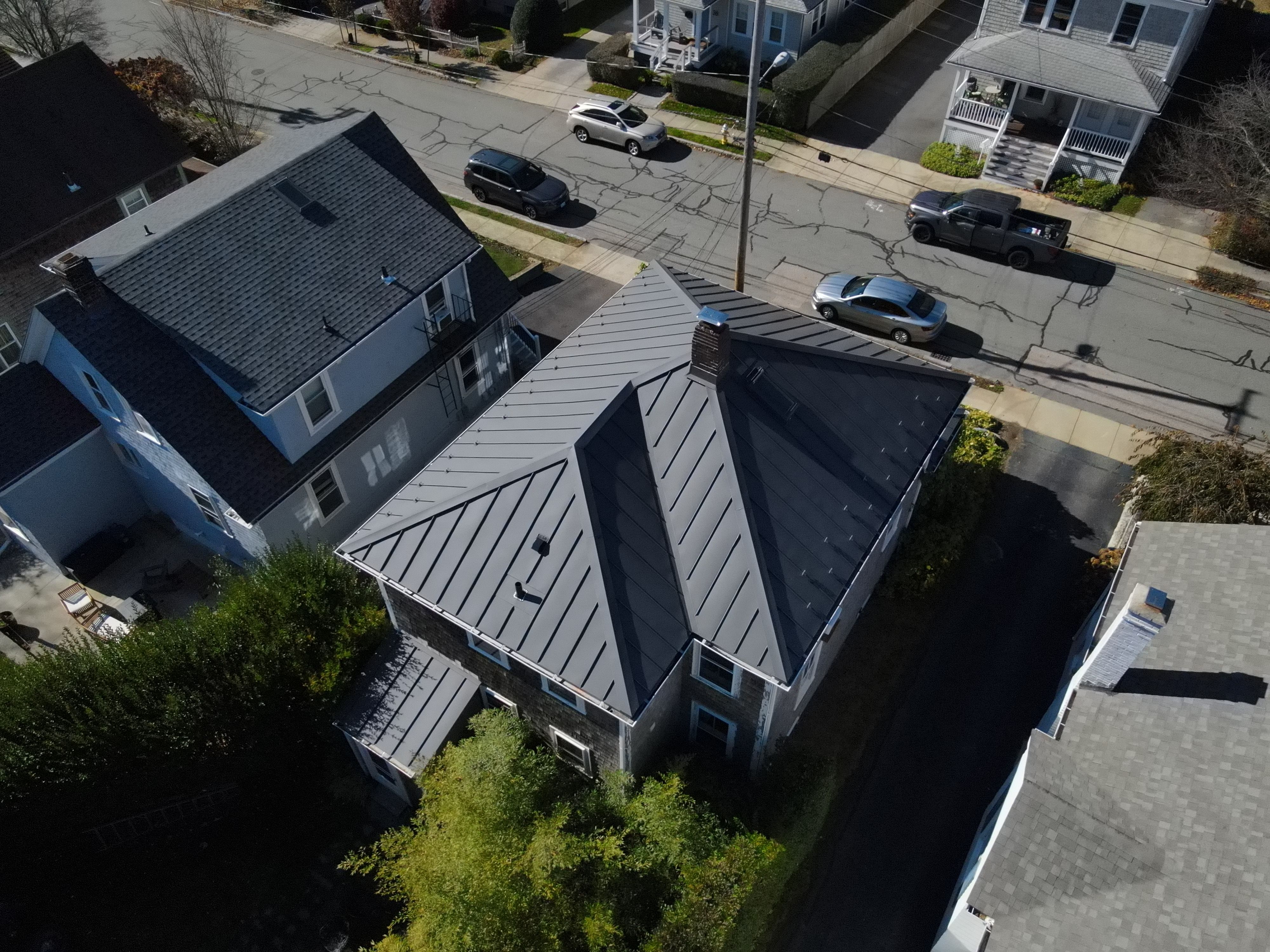 Newport Residence - Standing Seam Metal by Rinaldi Brothers