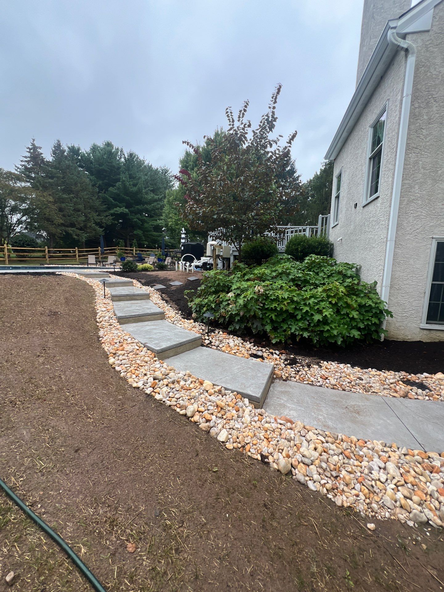 Stamped Concrete Pool Deck  by Architectural Concrete Design