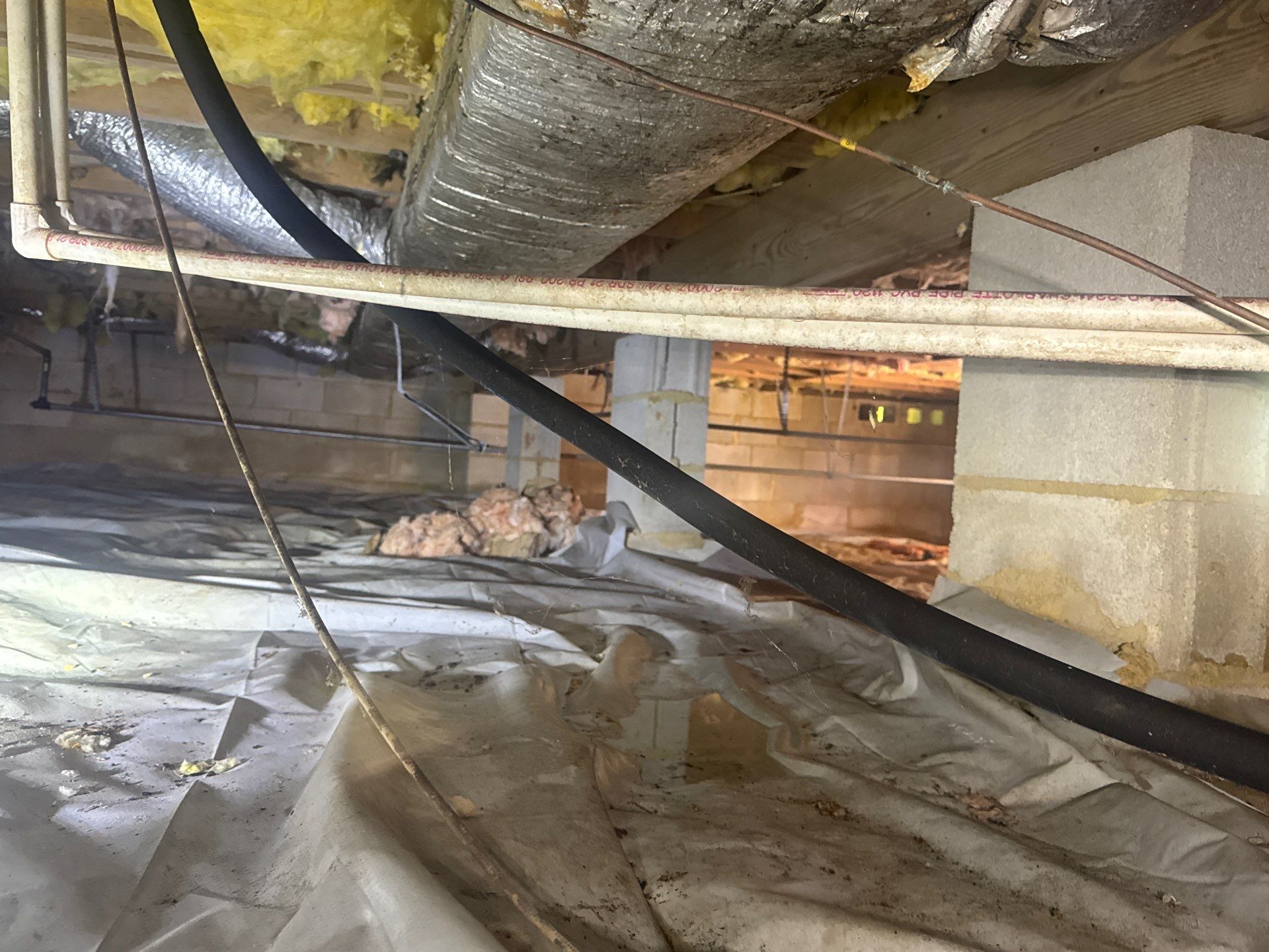 Project in Williamsburg by Patriot Crawl Space Repairs