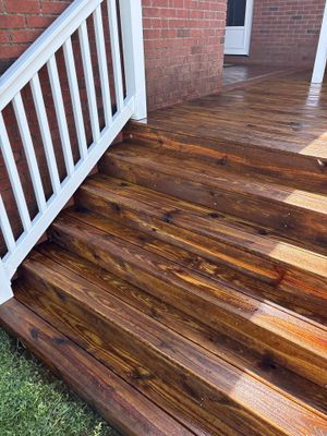 Deck using Wood Sealant